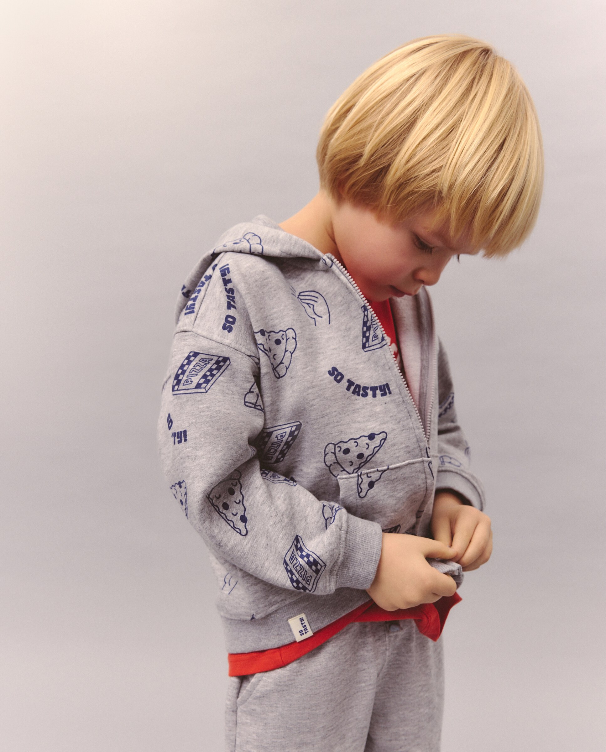 Sweatshirt Aberta com Capuz Kids El Corte Inglés Preto-2