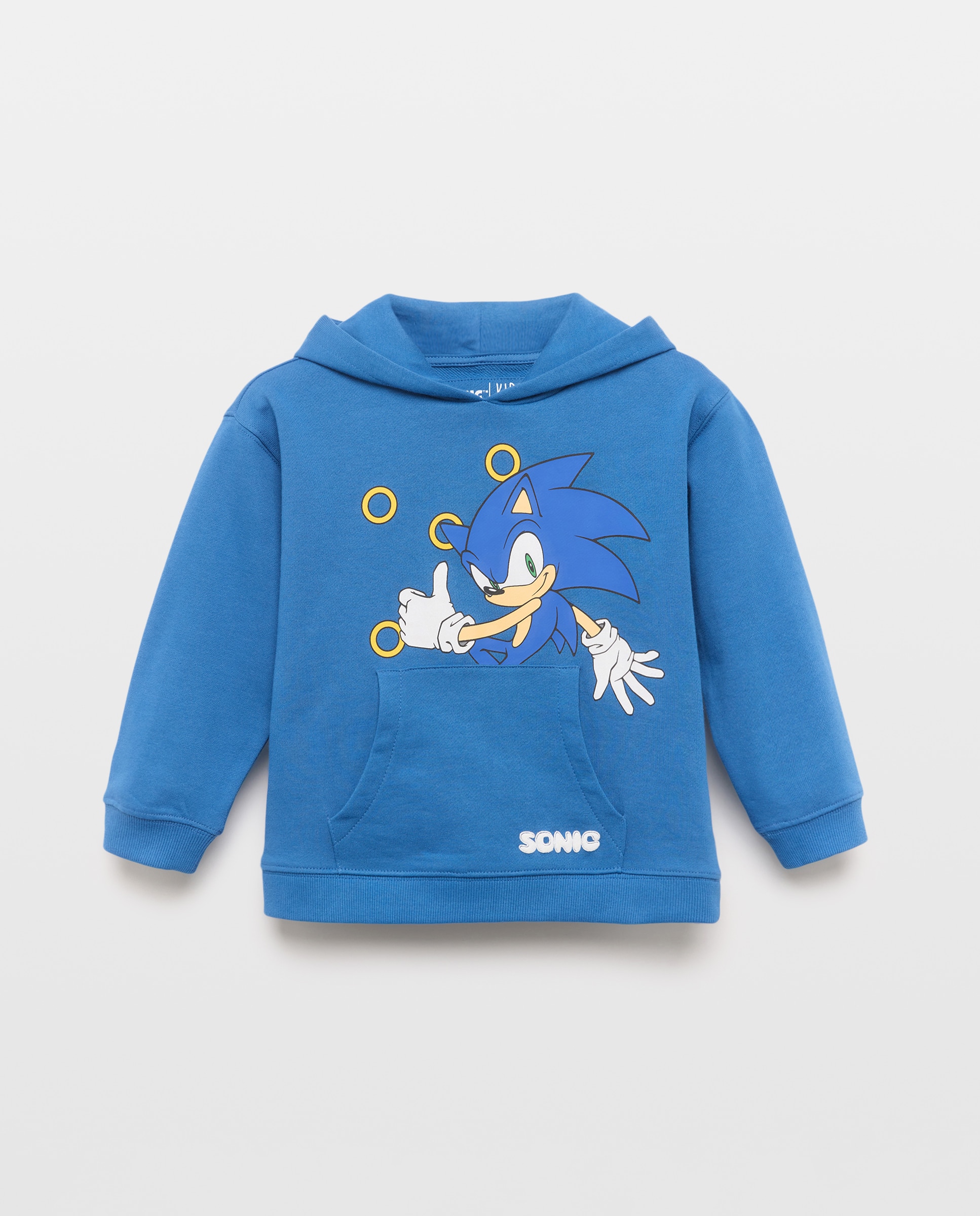 Sweatshirt de Estampado Sonic com Capuz de Orelhas Kids El Corte Inglés Azul-marinho-4