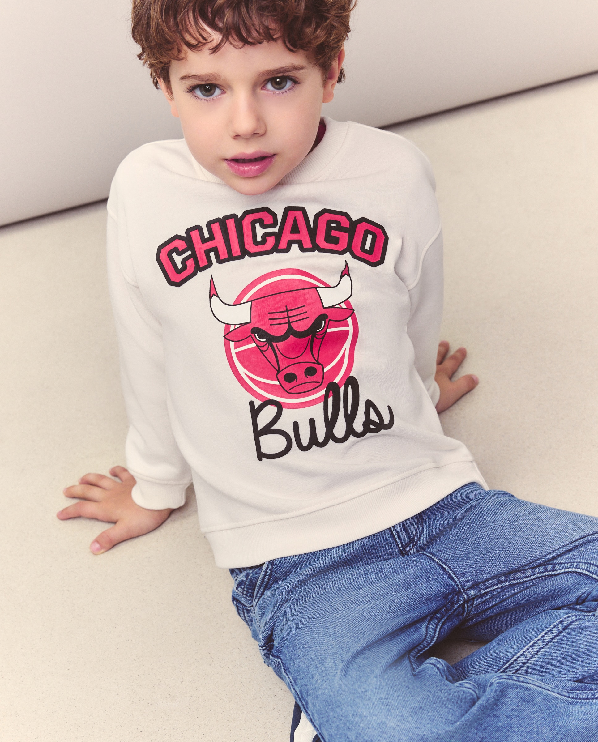 Imagem 0 de Sweatshirt Fechada com Estampado NBA Chicago Bulls