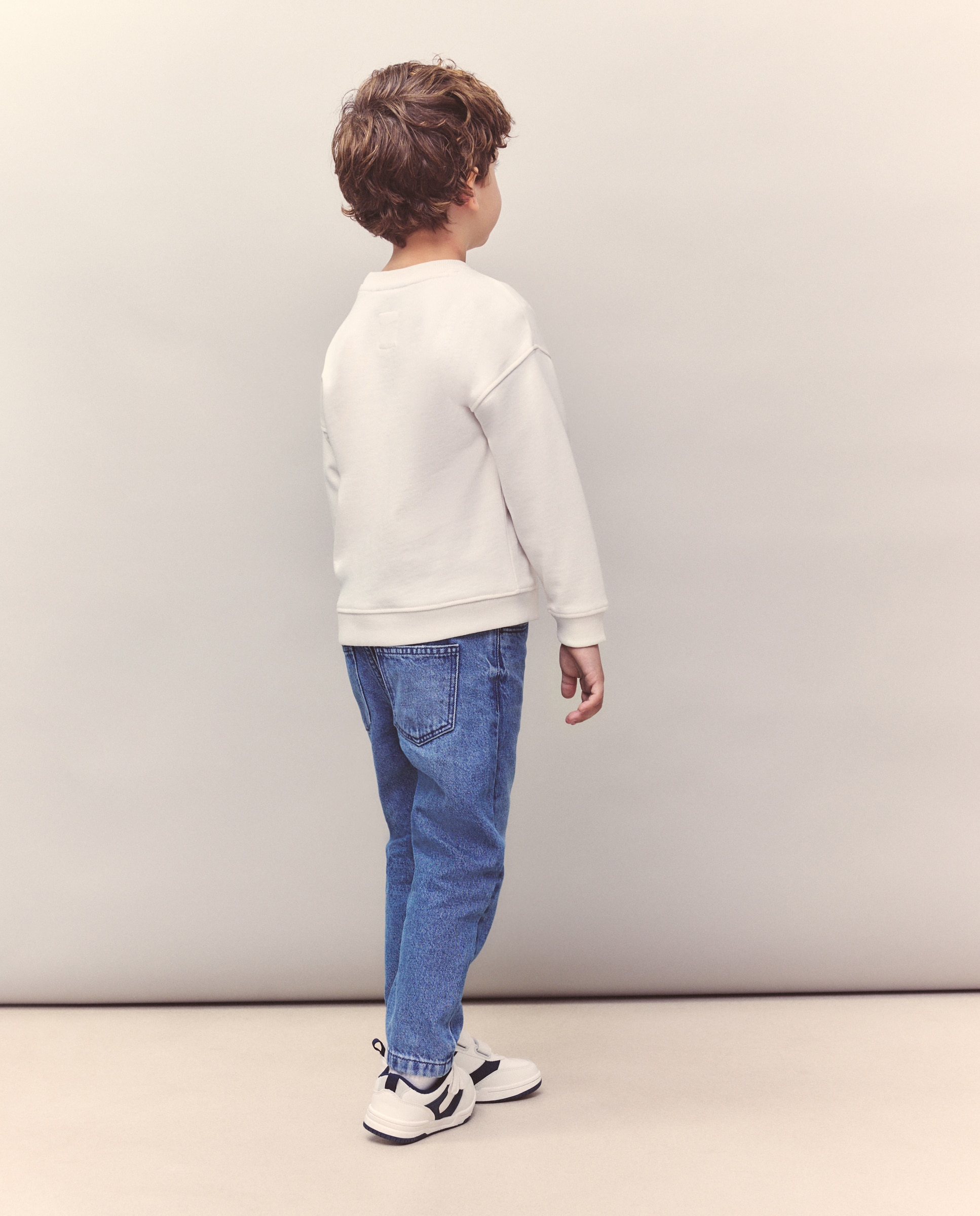 Sweatshirt Fechada com Estampado NBA Chicago Bulls Kids El Corte Inglés Branco-3