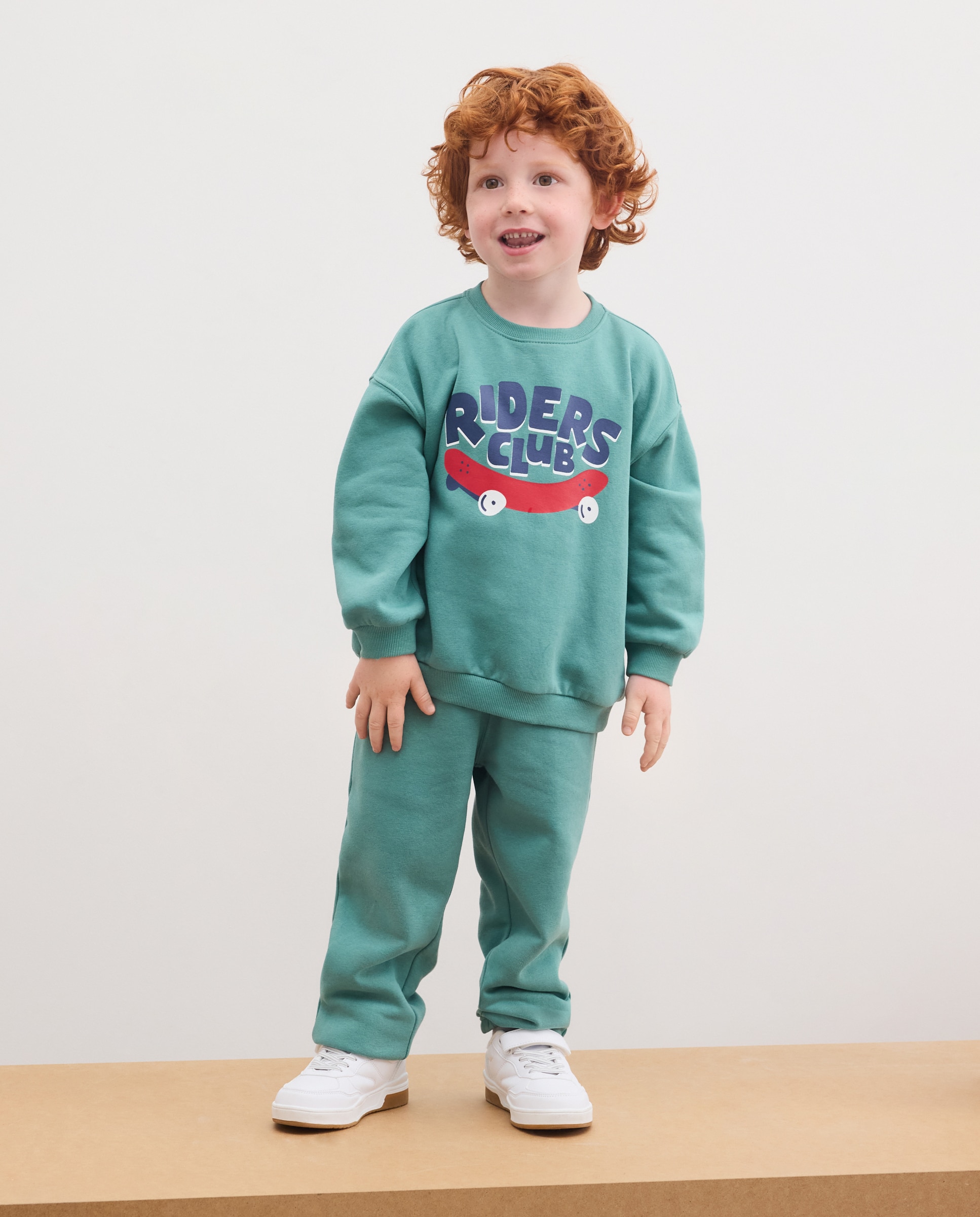 Sweatshirt com decote redondo Kids El Corte Inglés Verde-2