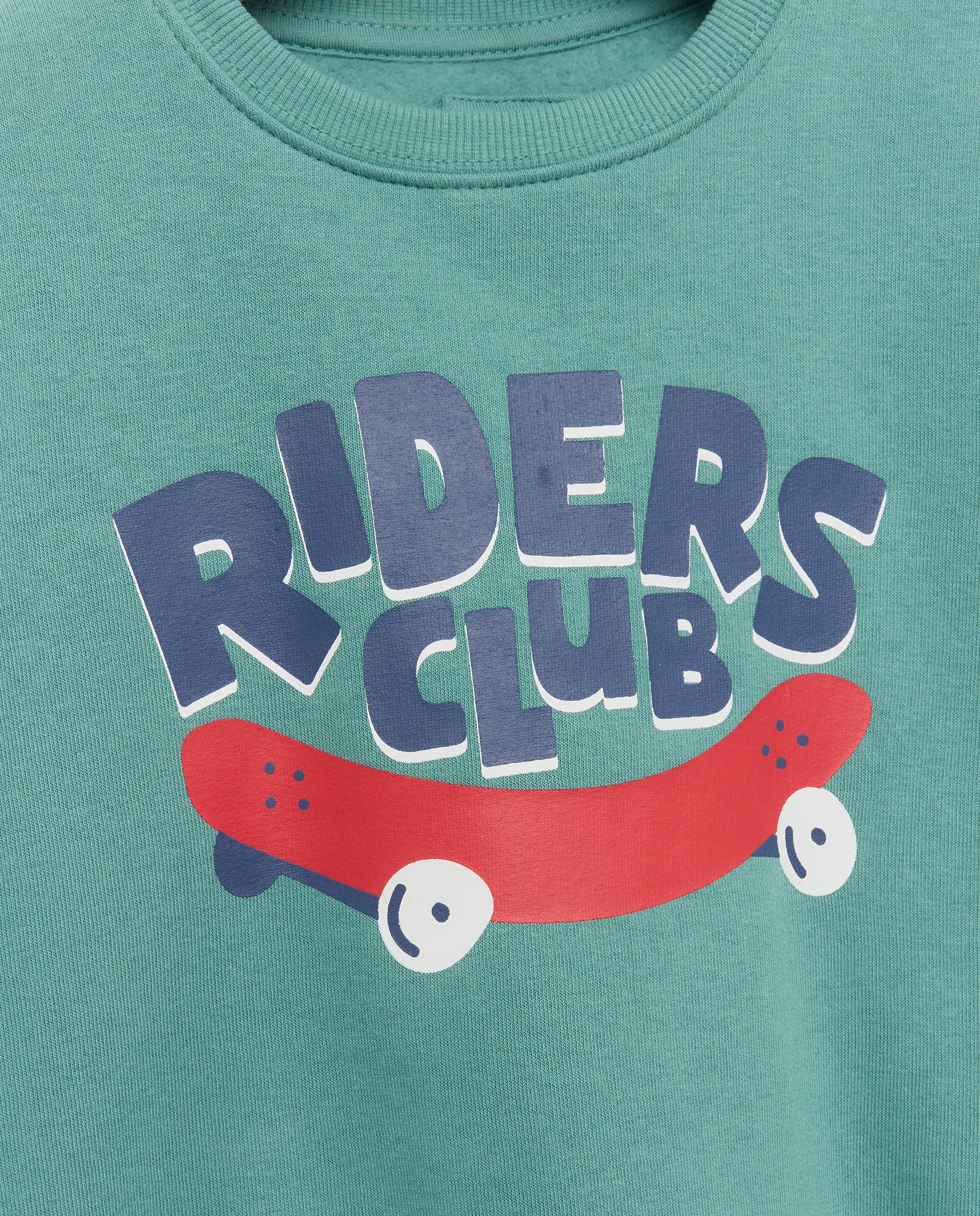 Sweatshirt com decote redondo Kids El Corte Inglés Verde-5