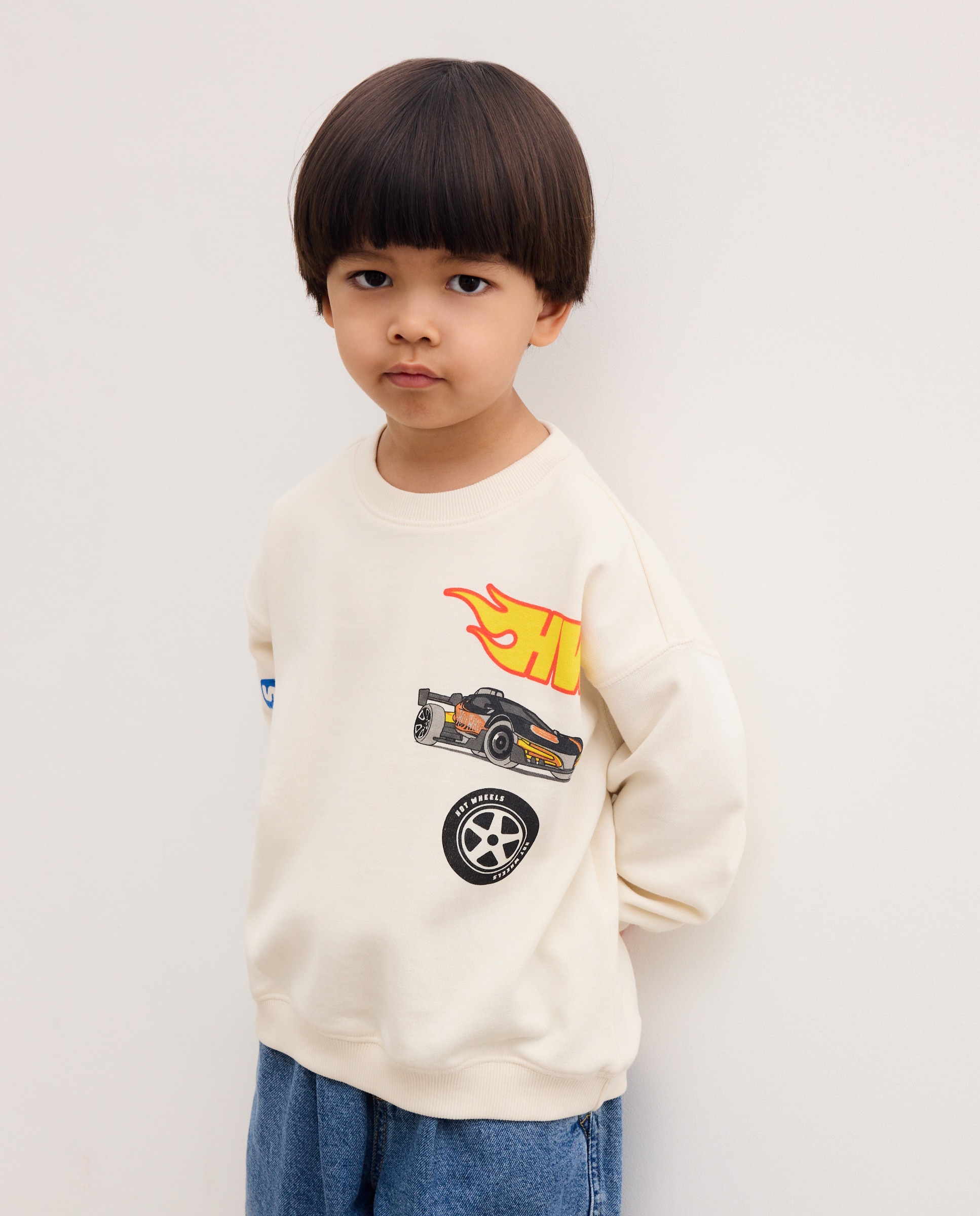 Sweatshirt Hot Wheels Kids El Corte Inglés Branco-2