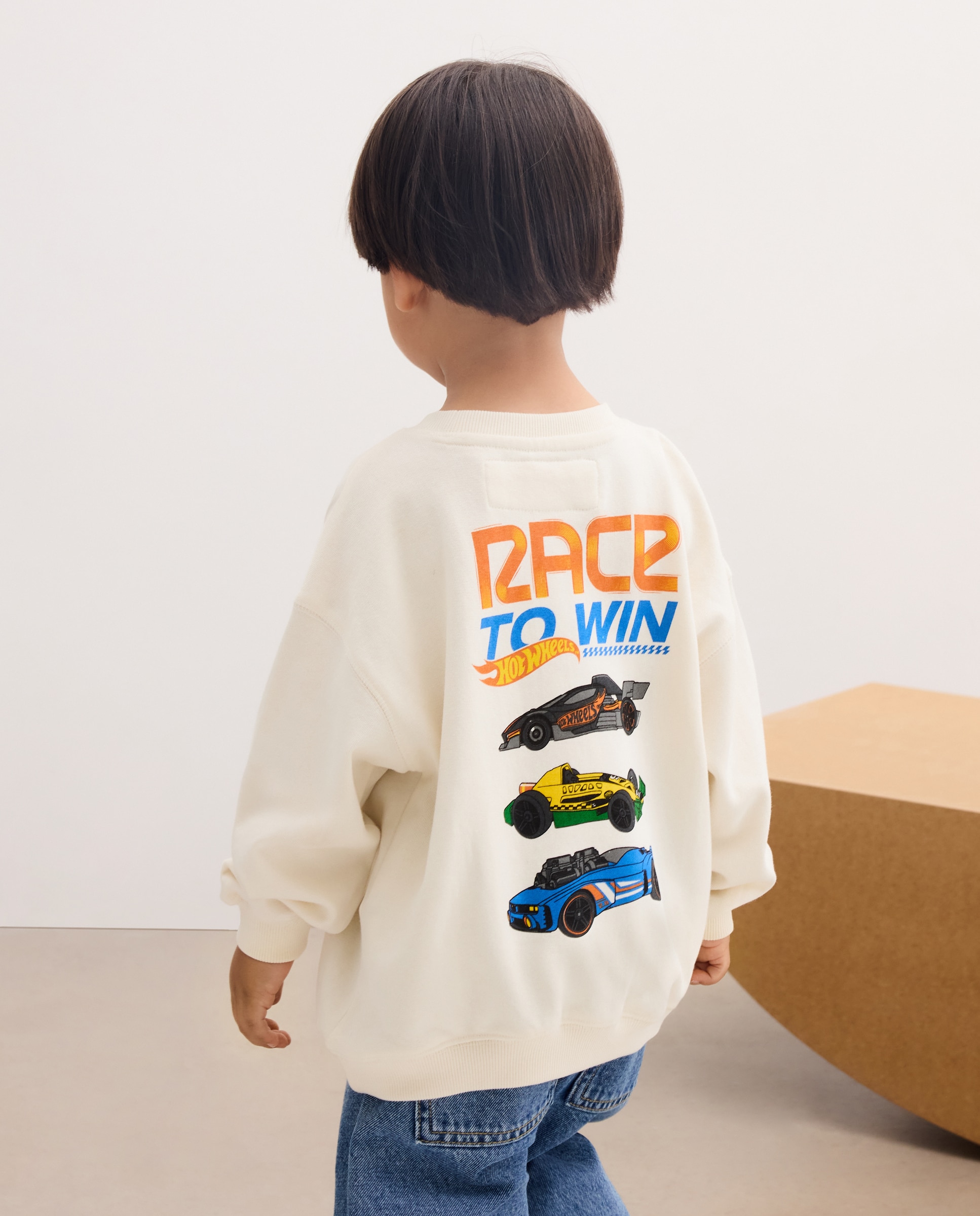 Sweatshirt Hot Wheels Kids El Corte Inglés Branco-3
