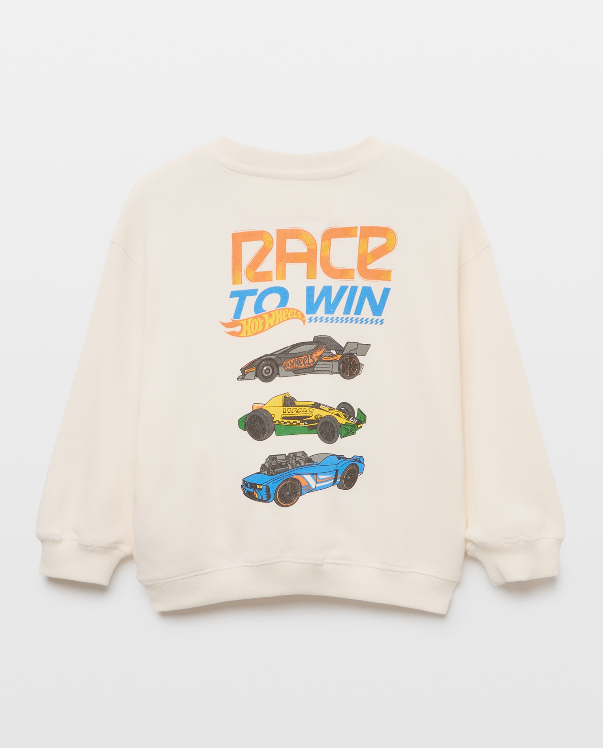 Sweatshirt Hot Wheels Kids El Corte Inglés Branco-5