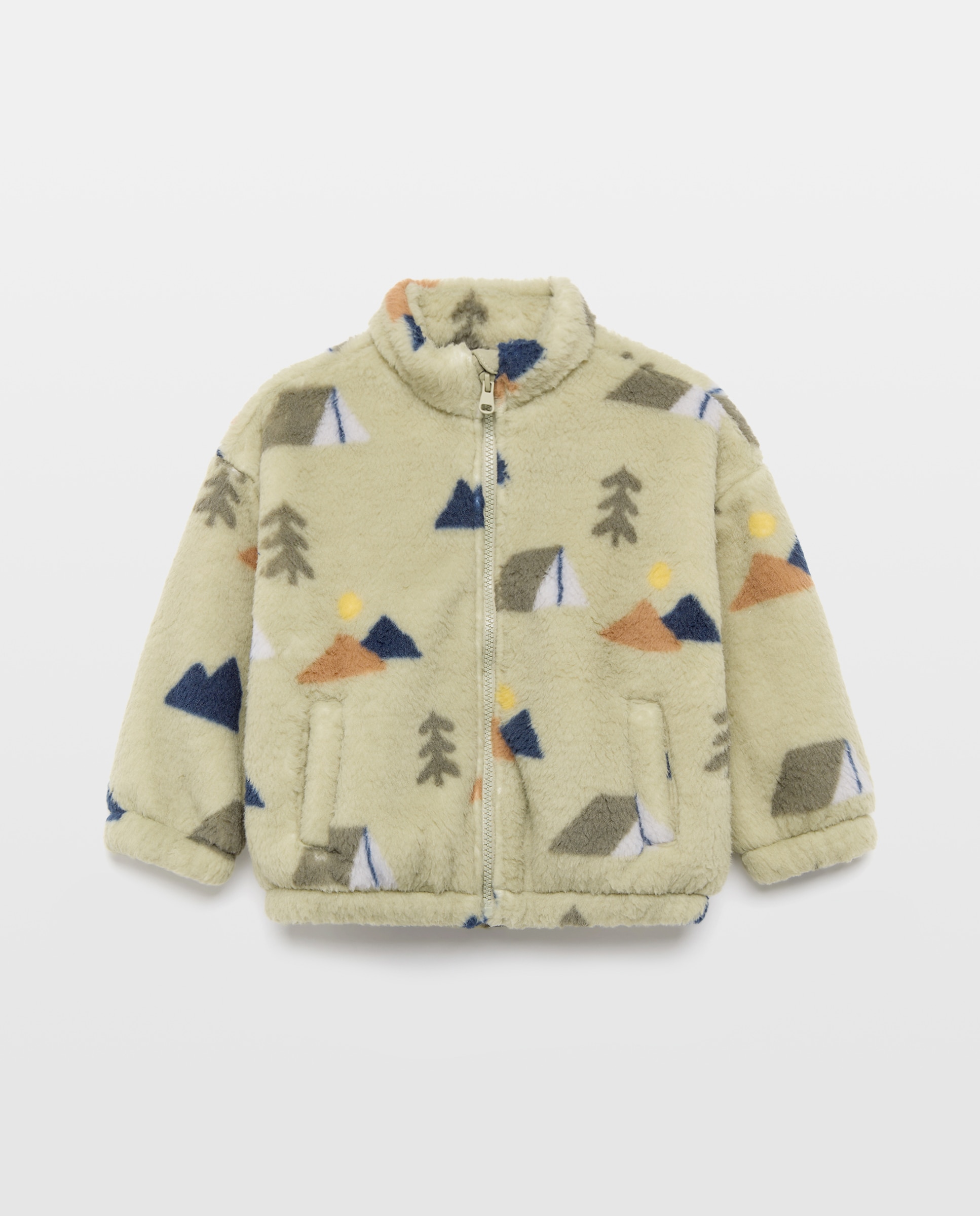 Sudadera borrego jaquard de niño - Kids El Corte Inglés - Verde Verde-4