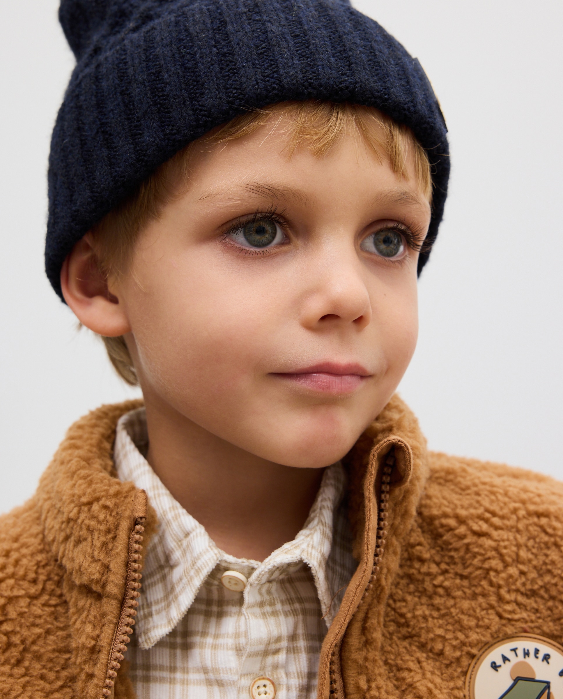 Sudadera borrego lisa de niño - Kids El Corte Inglés - Marrón Marrón-4