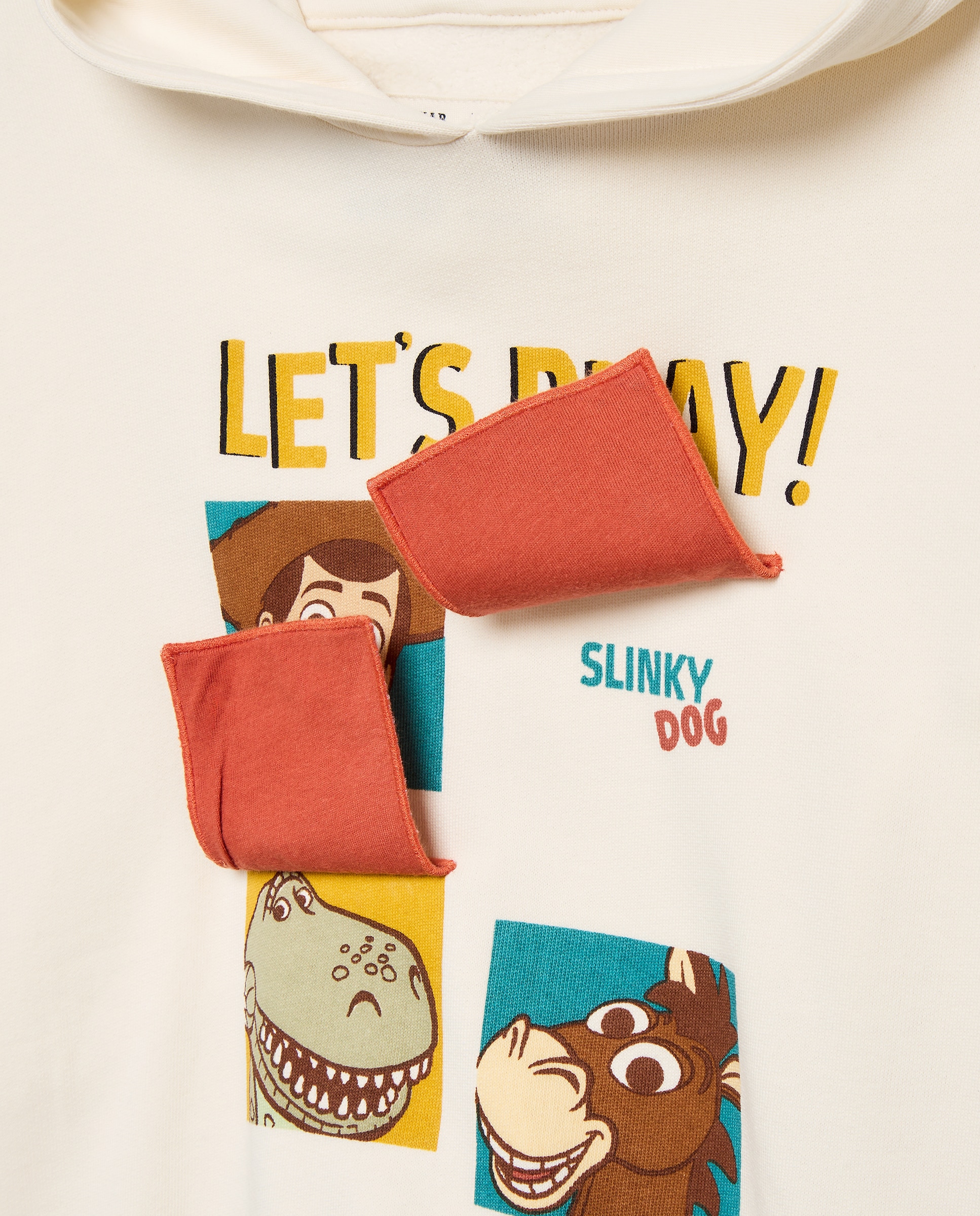 Sweatshirt Fechada com Capuz com Fantasia Toy Story Branco-2