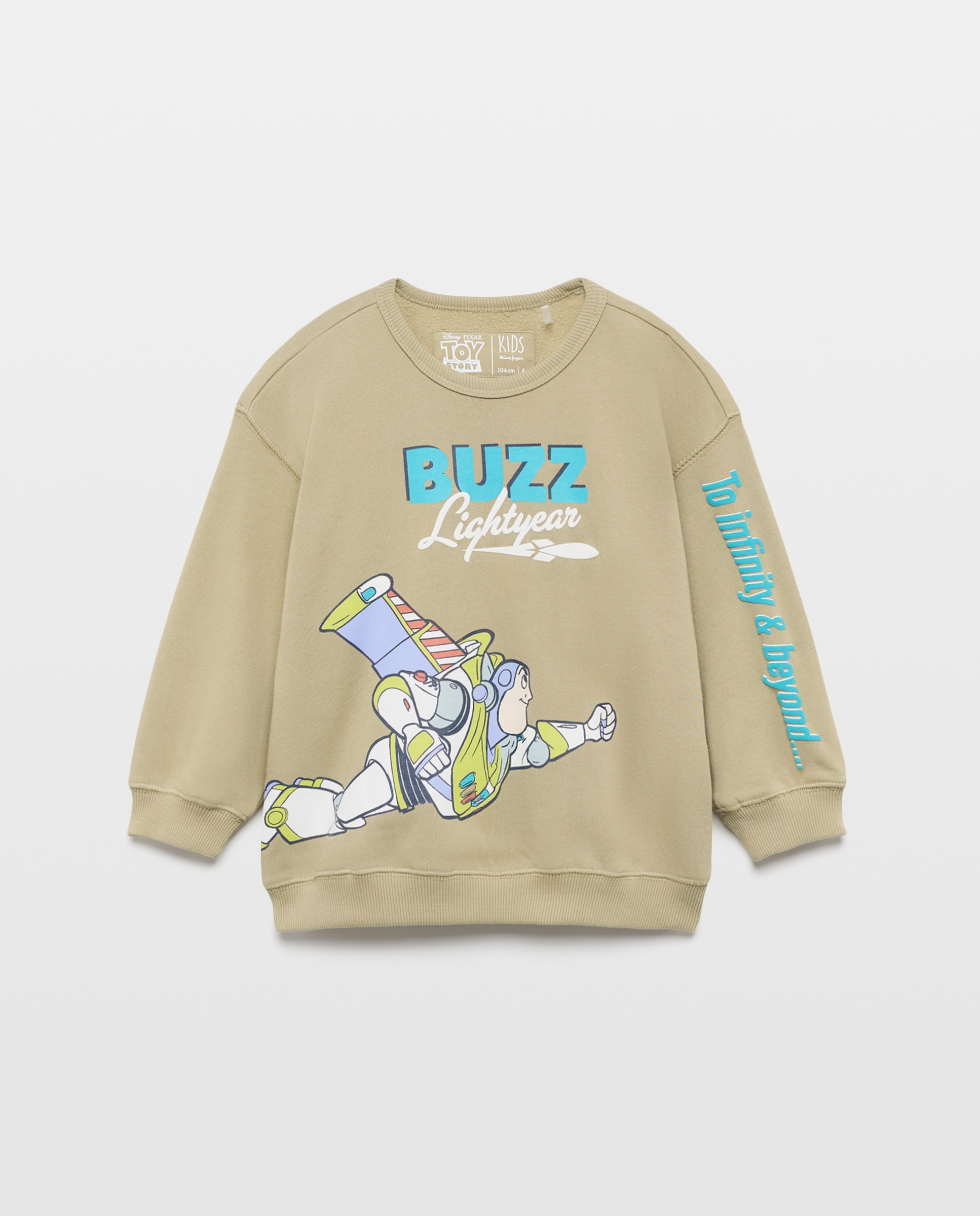 Imagem 0 de Sweatshirt Fechada com Gola Redonda e Fantasia Toy Story