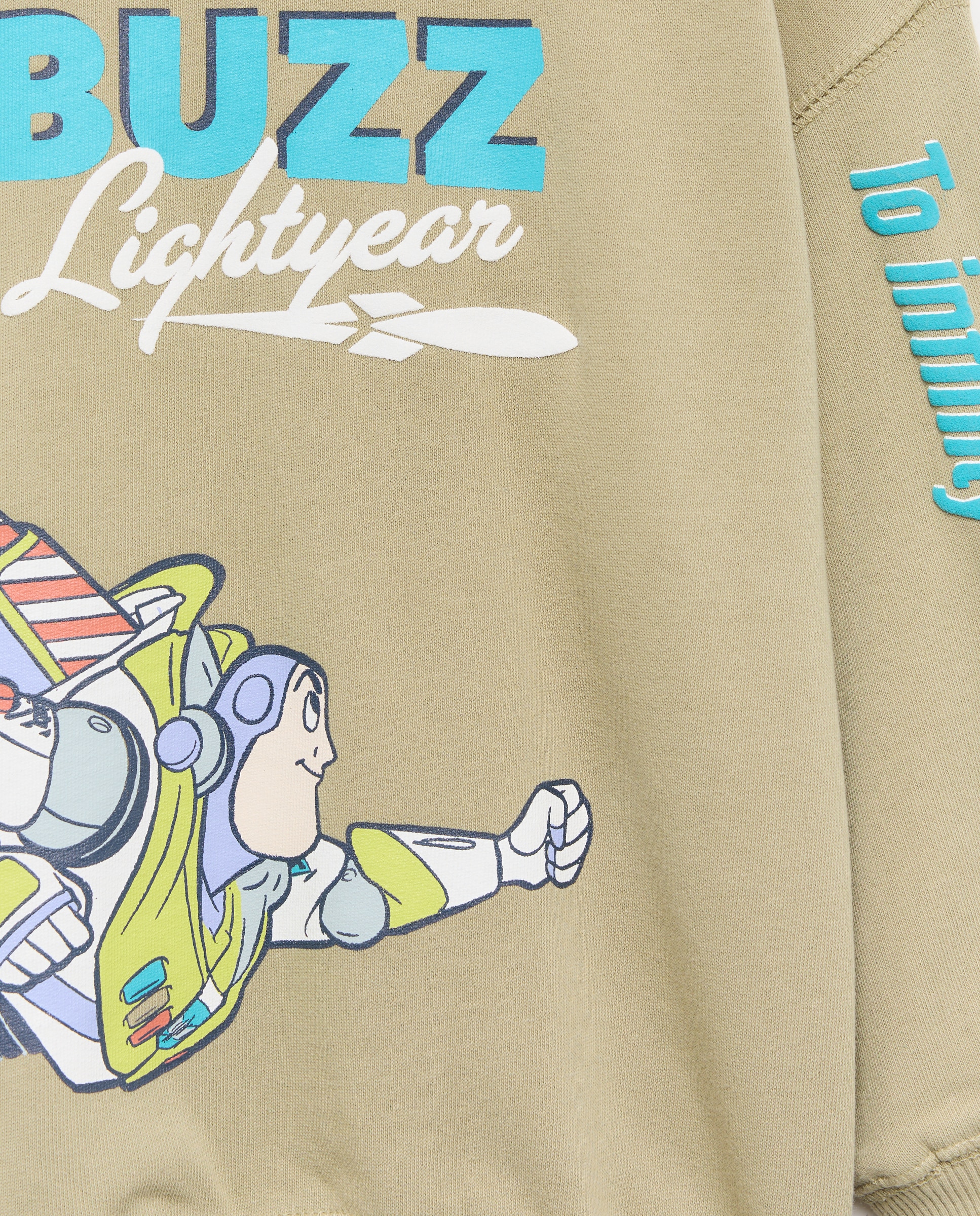 Sweatshirt Fechada com Gola Redonda e Fantasia Toy Story Verde-2