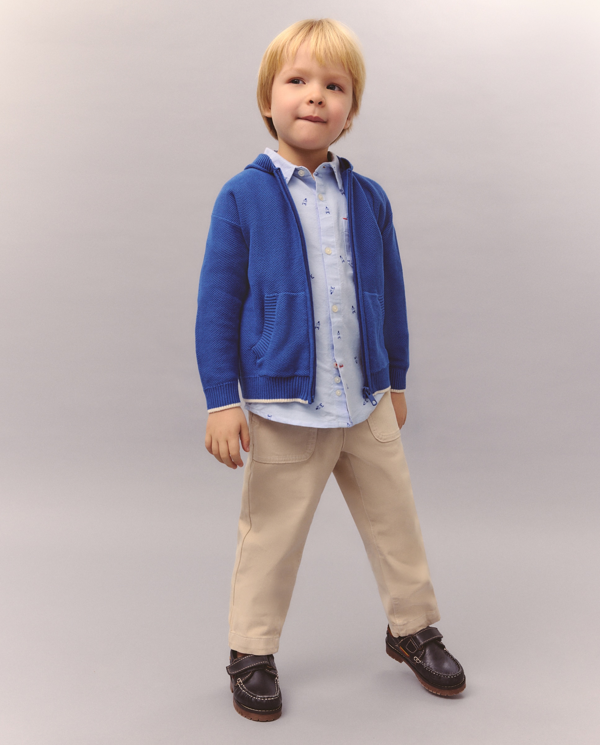 Casaco de Tricot Kids El Corte Inglés Azul-marinho-2