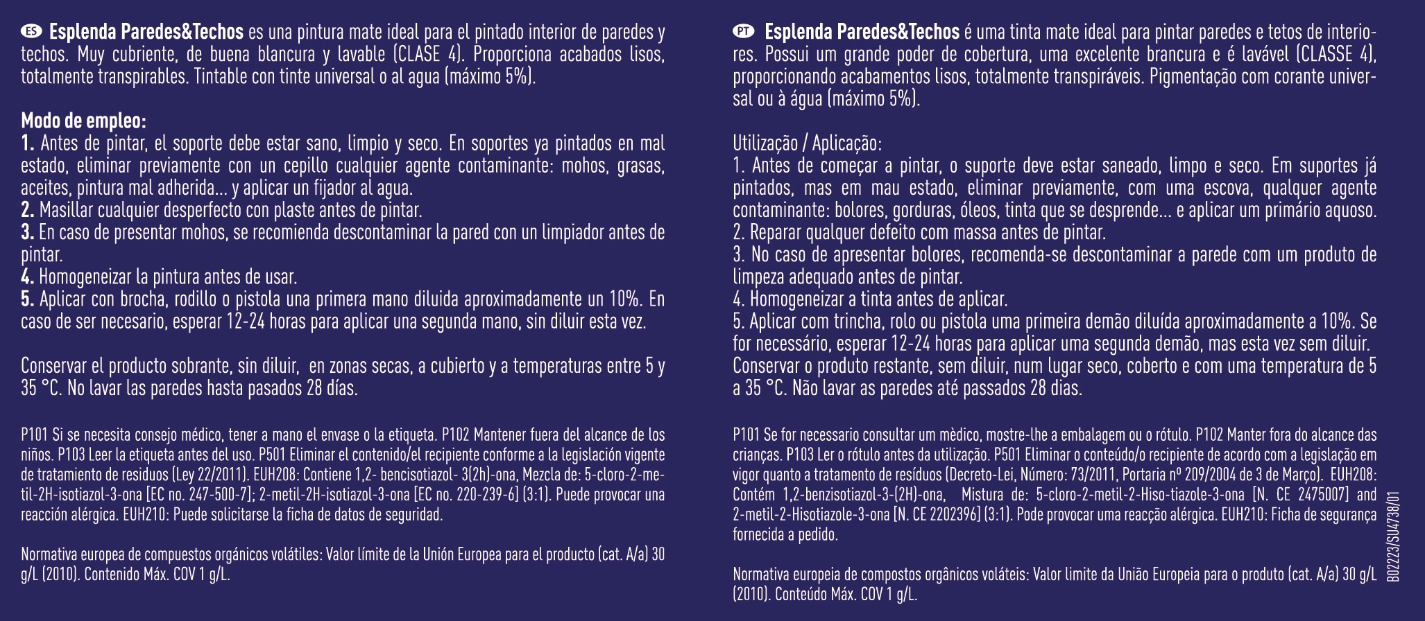 Tinta Plástica Mate Paredes e Tetos Balance Branco-3