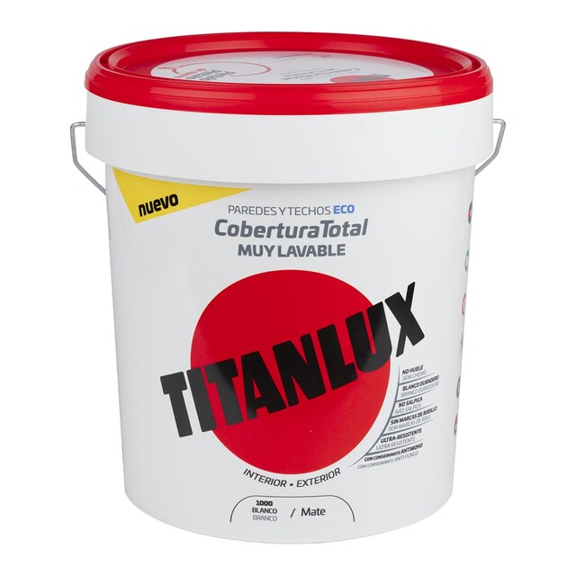 Imagen 0 de Pintura Plástica Mate Cobertura Total 15 l