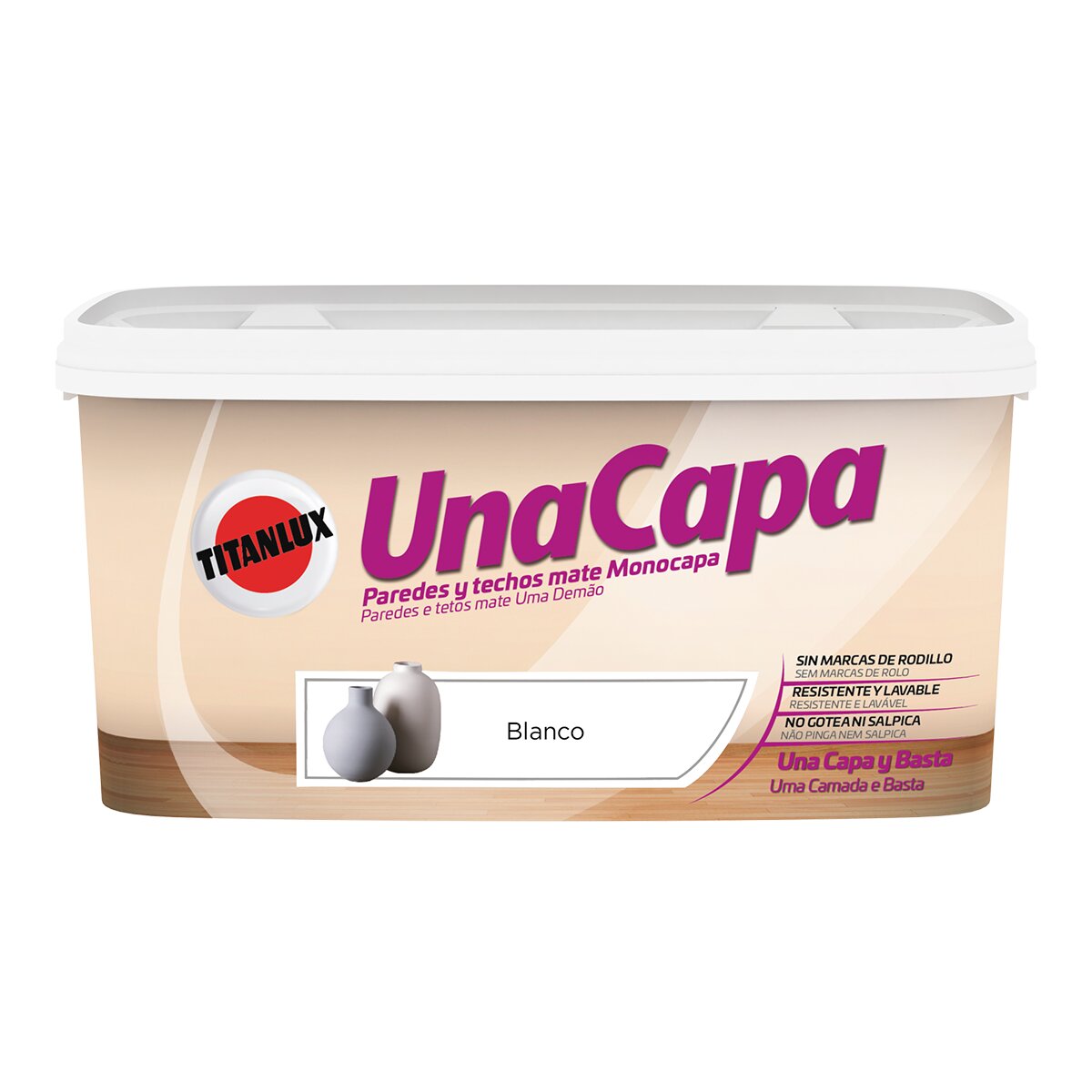 Imagem 0 de Tinta Plástica Mate Branca Uma Demão - 10 L