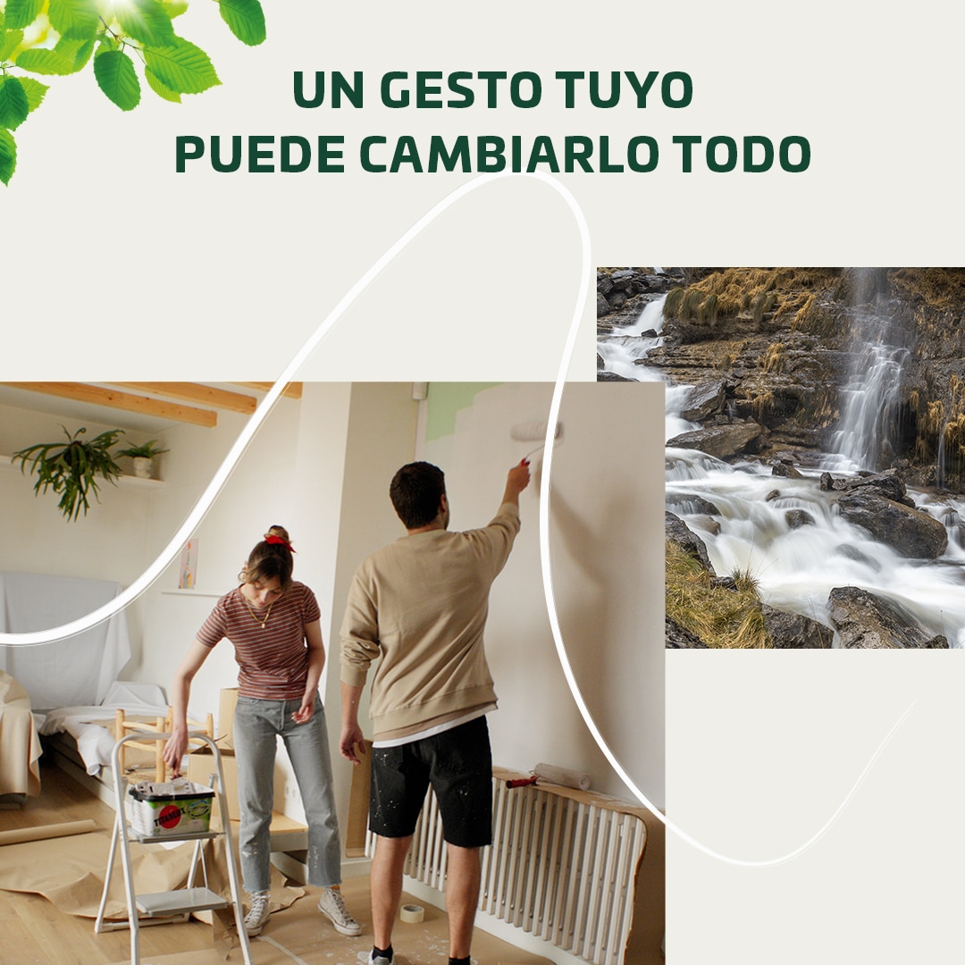 Pintura Plástica Mate Blanca Biosostenible 4 l Blanco-6