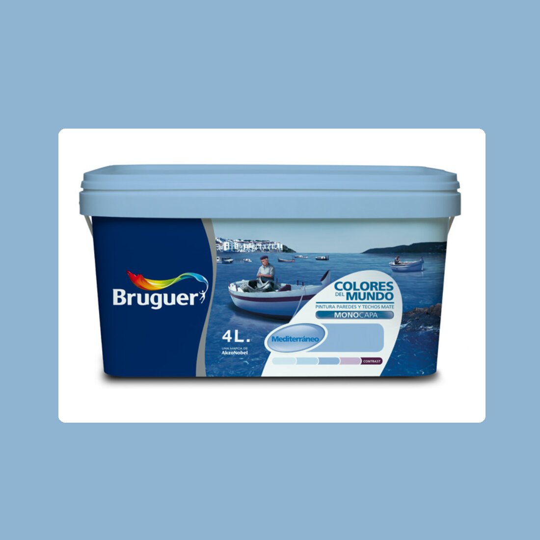 Imagem 0 de Tinta Plástica Mate Colores Del Mundo - Série Mediterrâneo - 4 L