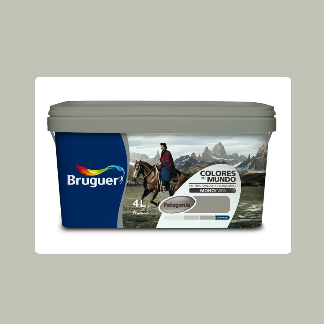 Bruguer - Pintura Plástica Mate Colores Del Mundo 4 l - Serie Patagonia.