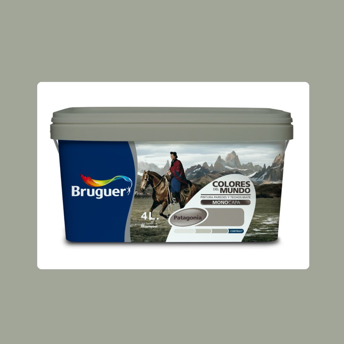 Imagen 0 de Pintura Plástica Mate Colores Del Mundo 4 l - Serie Patagonia