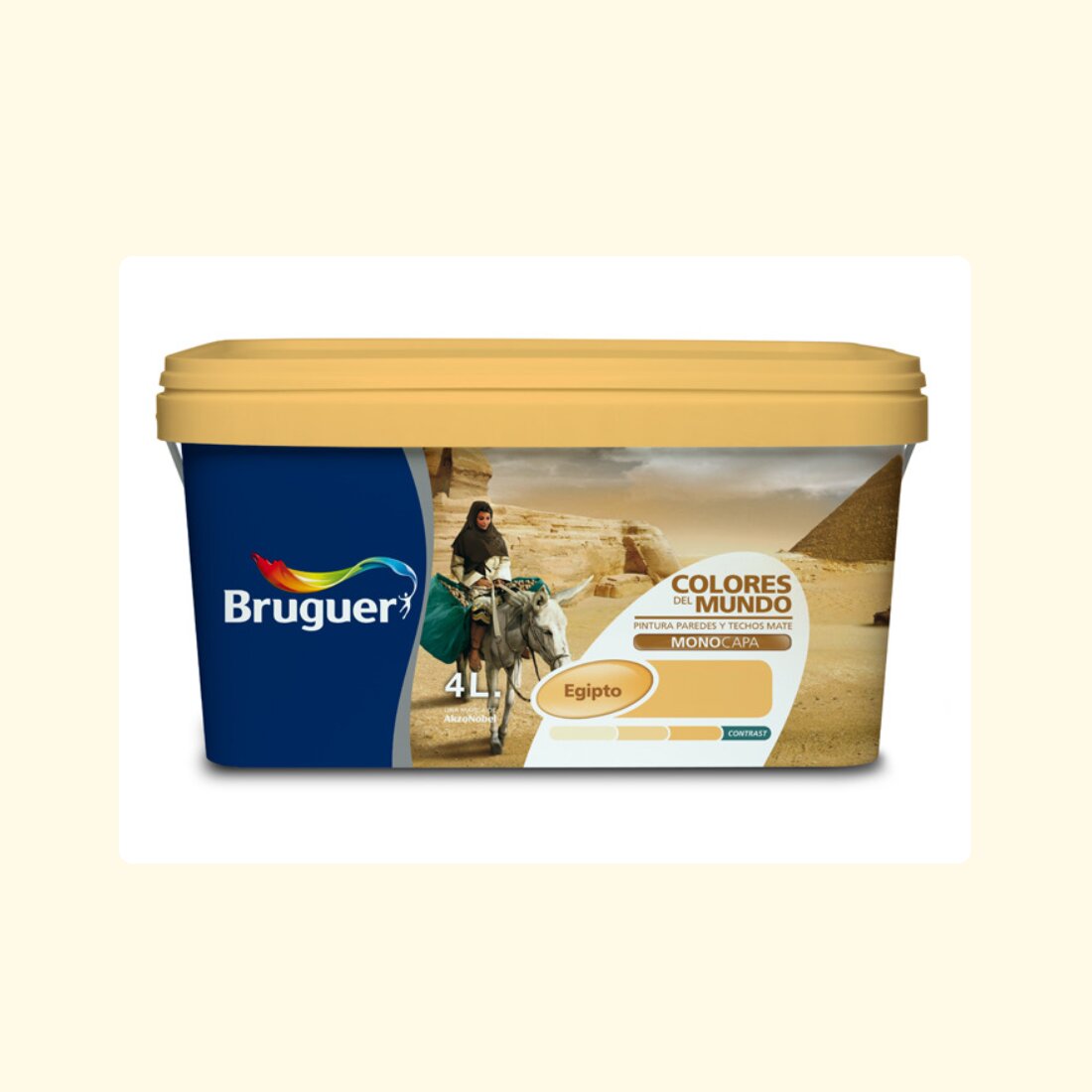 Imagem 0 de Tinta Plástica Mate Colores Del Mundo - Matiz Egito - 4 L