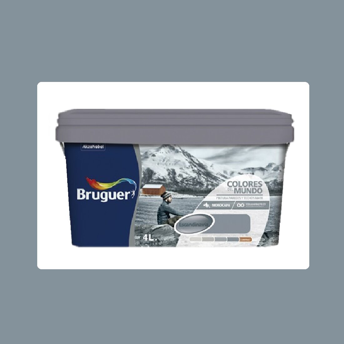 Imagen 0 de Pintura Plástica Mate Colores Del Mundo 4 l - Serie Escandinavia