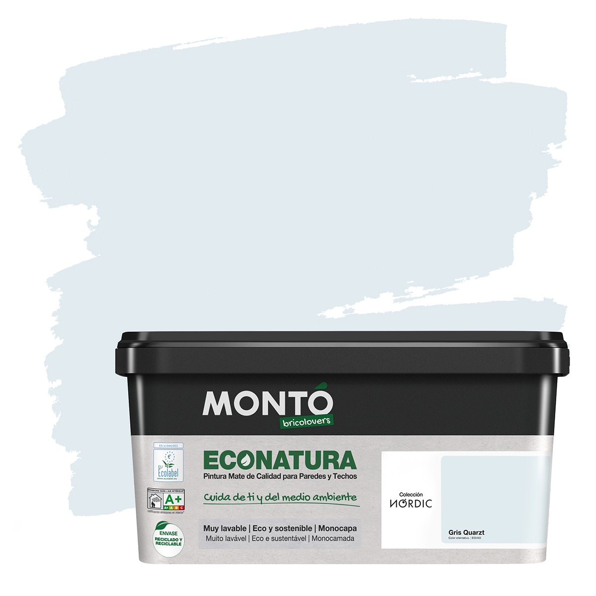 MONTÓ - Pintura Plástica Mate Eco Natura Sostenible 4 l.