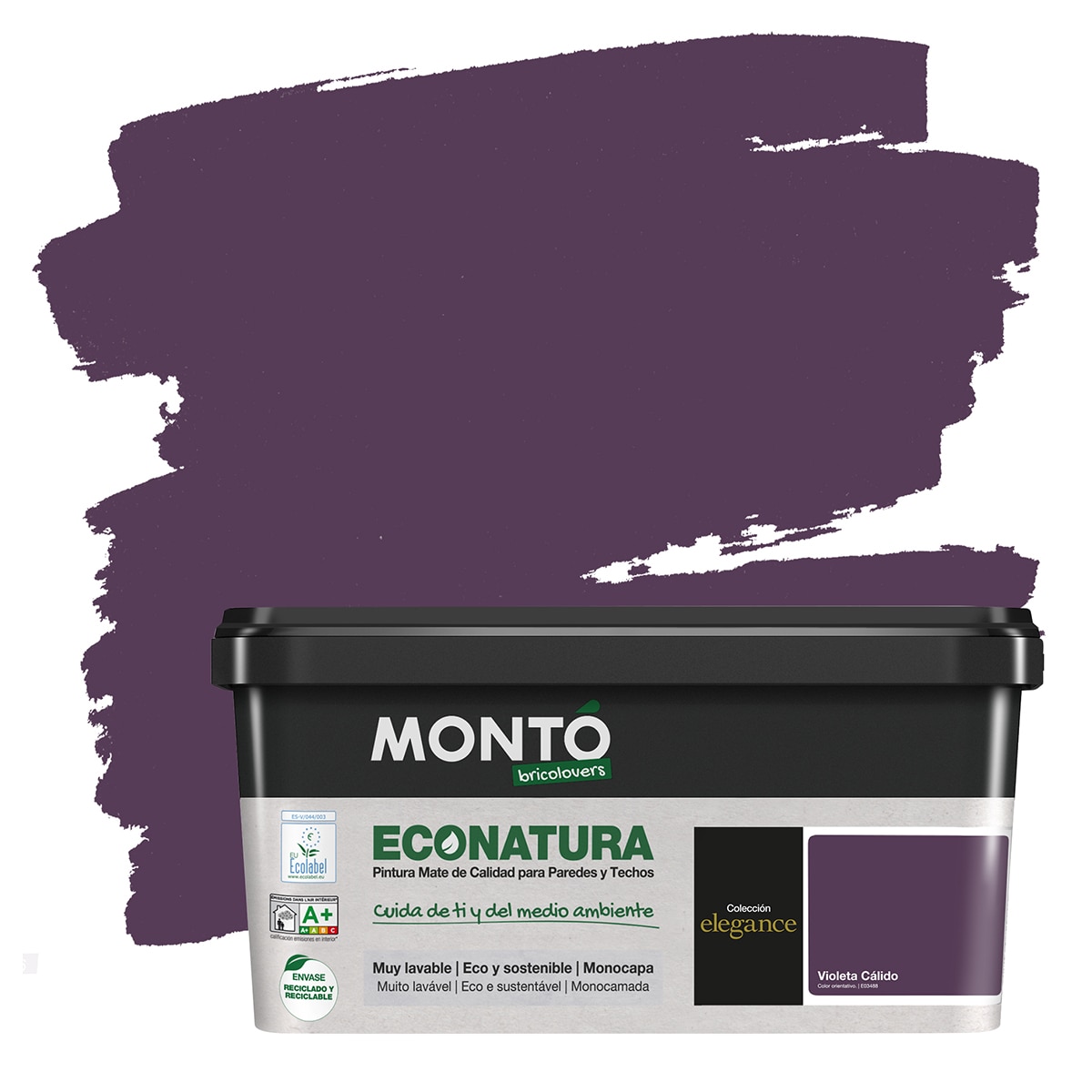 Imagen 0 de Pintura Plástica Mate Eco Natura Sostenible 4 l