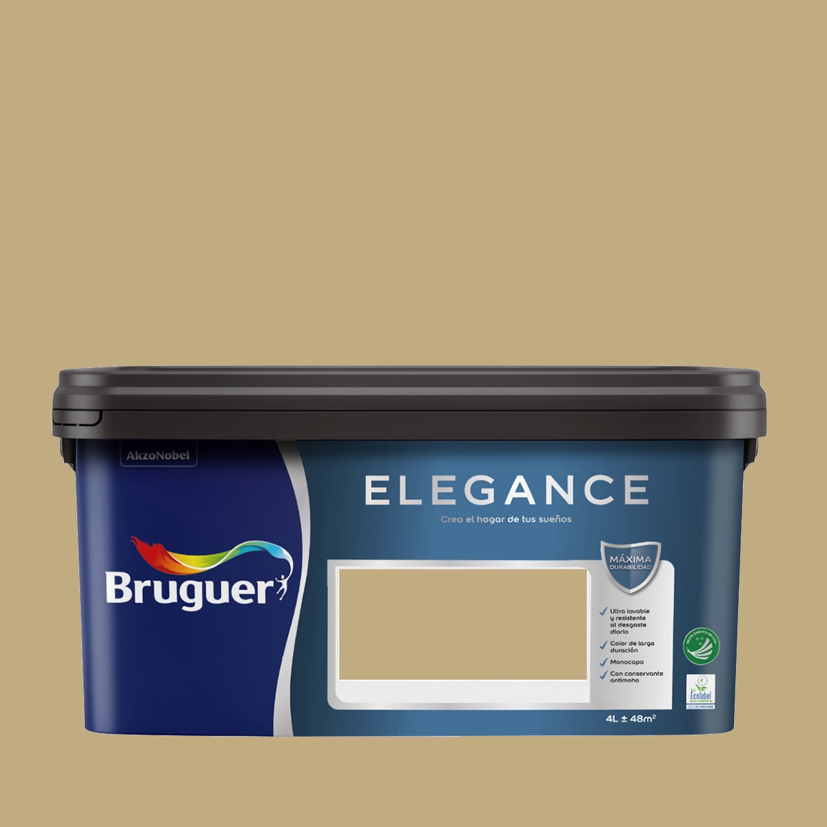 Tinta Plástica Elegance 4 Litros - Amarelo Brilhante Amarelo-2