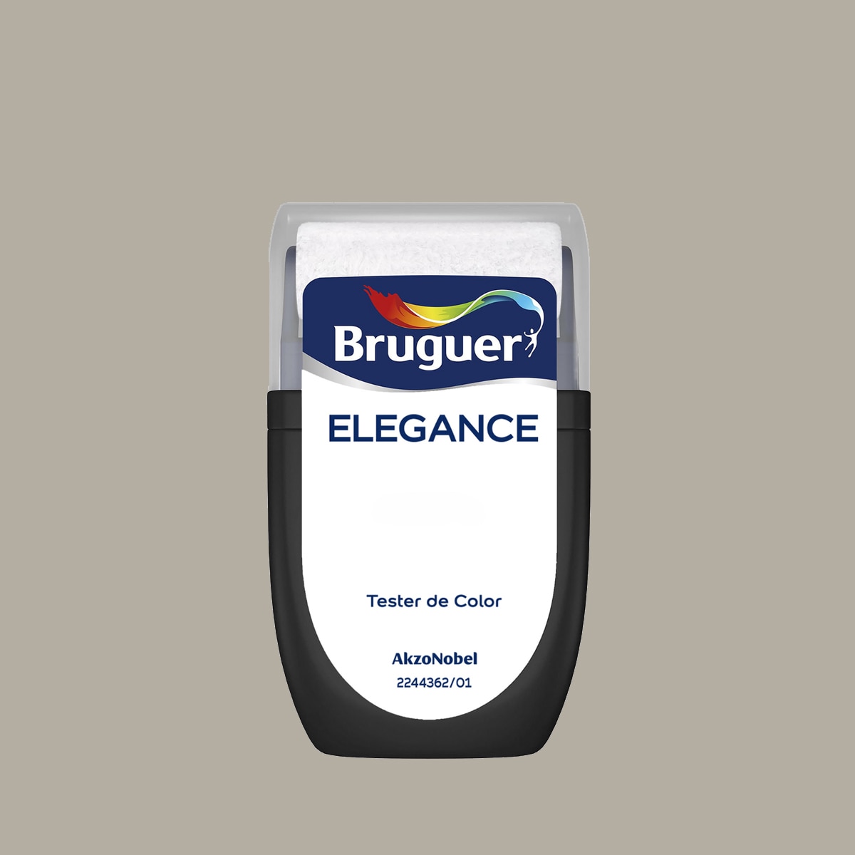 Imagen 0 de Test pintura plástica Bruguer Elegance 30 ml -  Blanco Niebla