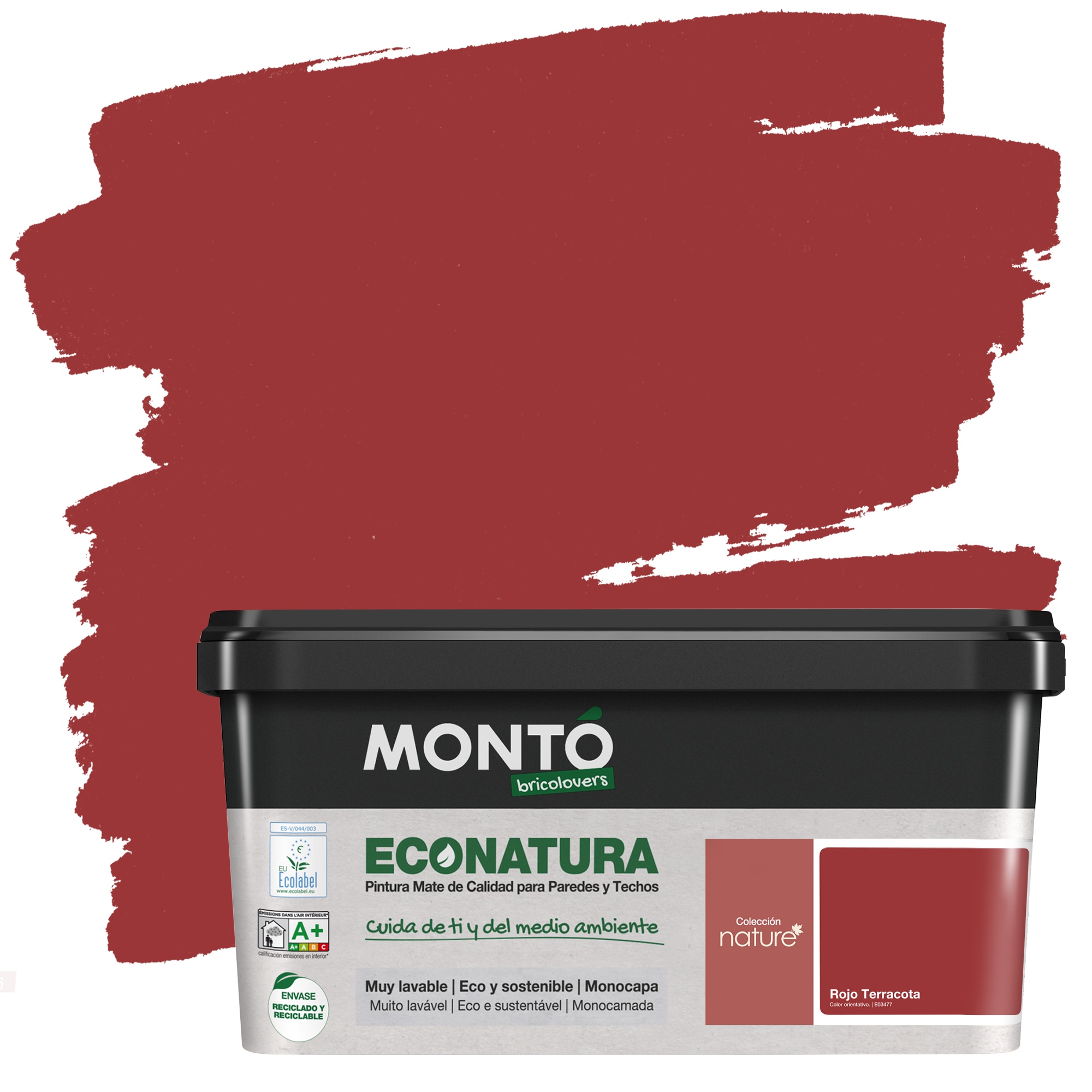 Imagen 0 de Pintura Mate para paredes y techos de interior Econatura 4L 681929 EN035