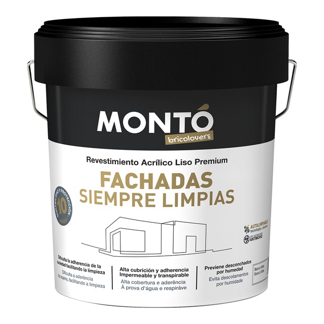 Imagen 0 de Pinturas Fachadas Siempre Limpias 12 l