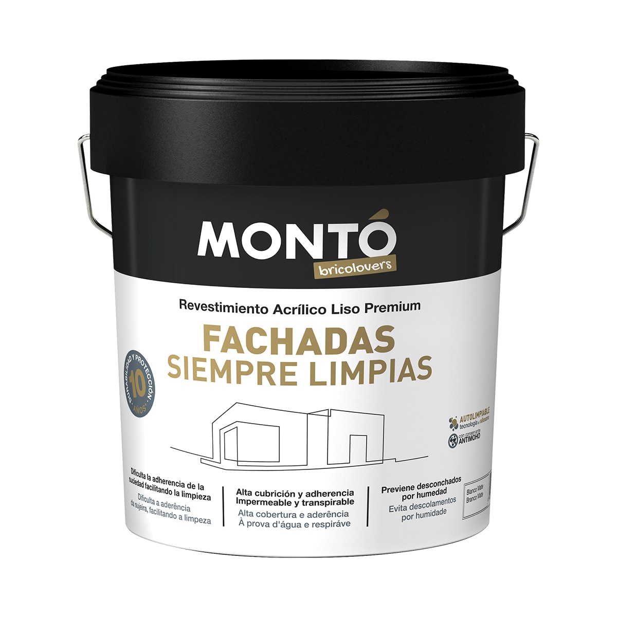 Imagen 0 de Pinturas Fachadas Siempre Limpias 4 l