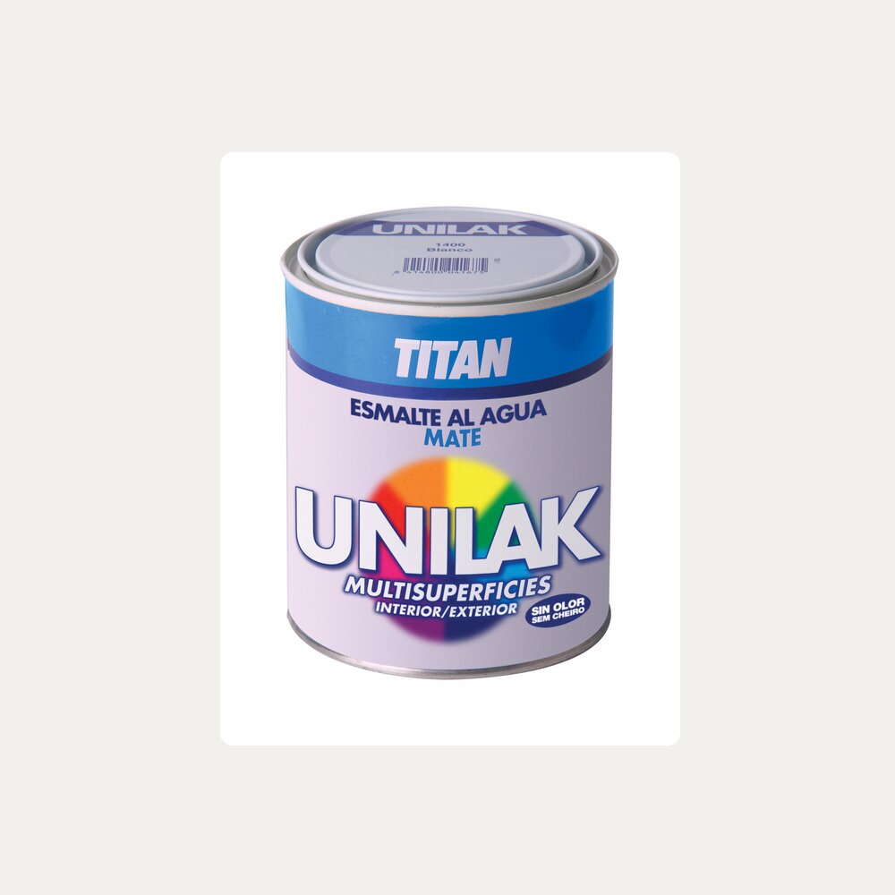 Esmalte Laca Universal Mate Unilak 750 ml Blanco-1