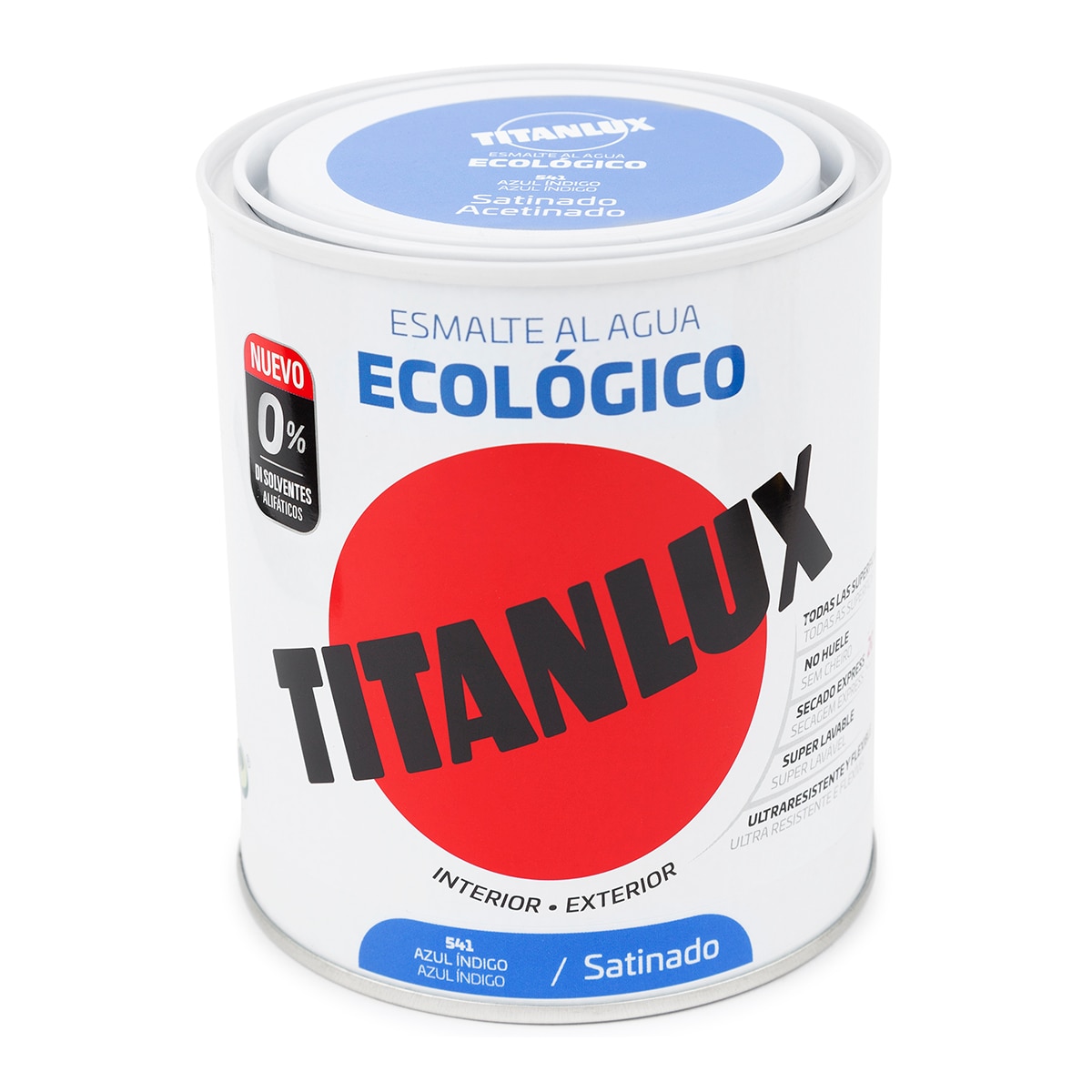 Esmalte Acrílico al Agua Ecológico Mate 750 ml Tabaco-1