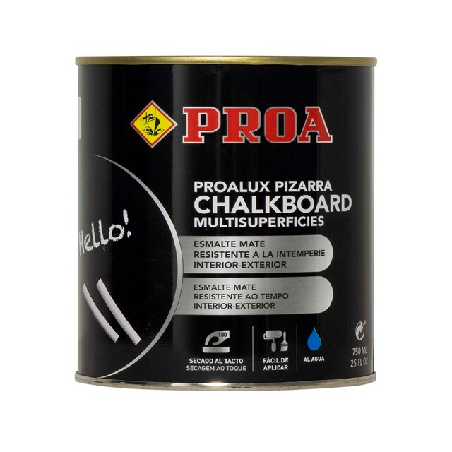 Imagen 0 de Esmalte Proalux Pizarras Mate al Agua 750 ml