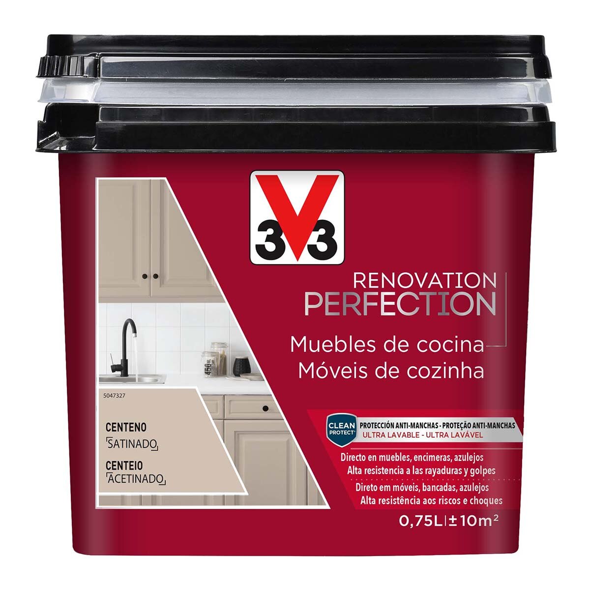 Esmalte Renovación Renovation Perfection Cocinas 750 ml Centeno-1