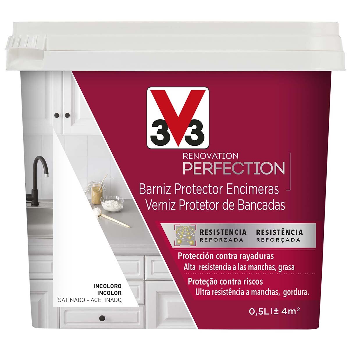 Barniz Protector Encimeras Renovation Perfection 500 ml Incoloro-1