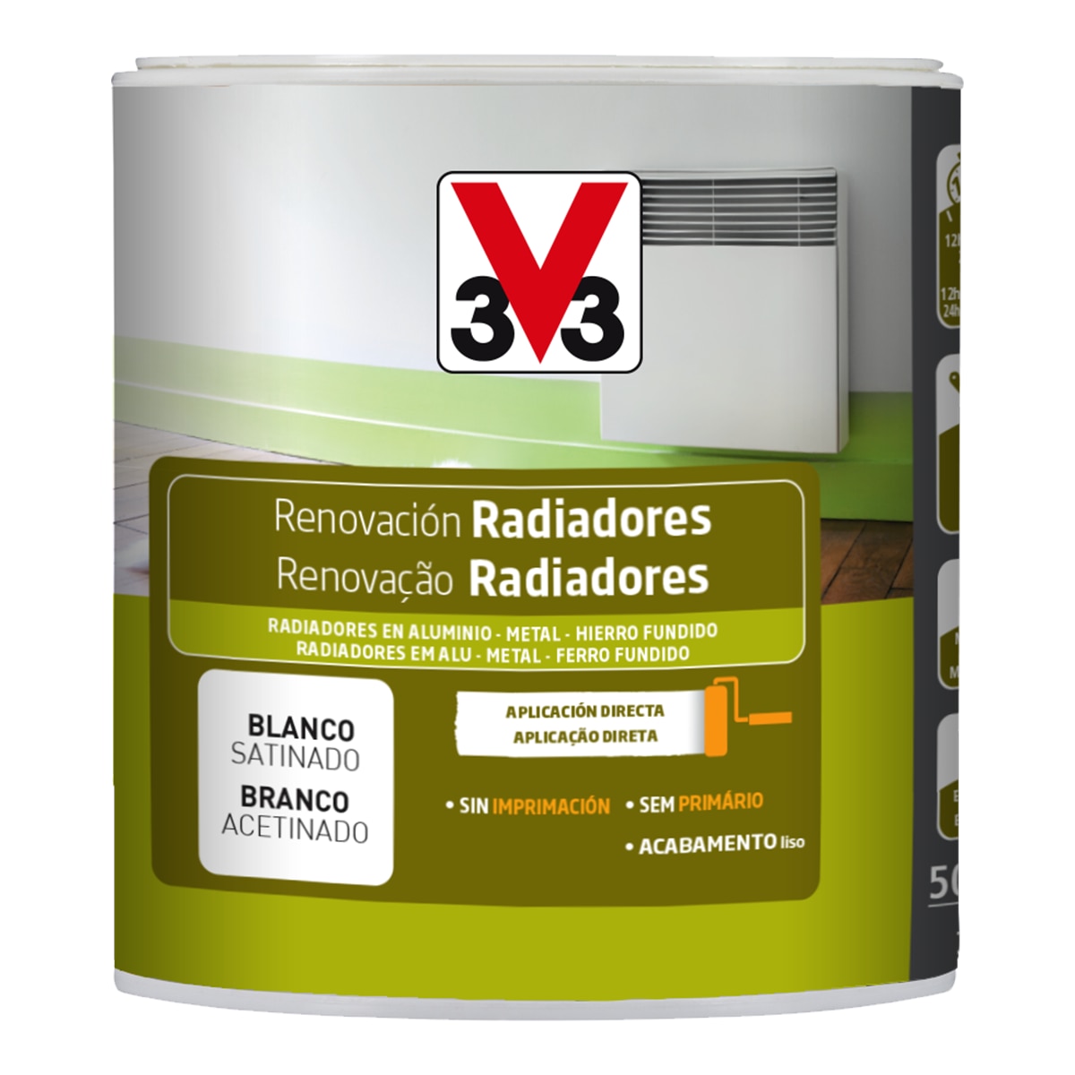 Esmalte Renovación Radiadores Blanco 500 ml Blanco-1