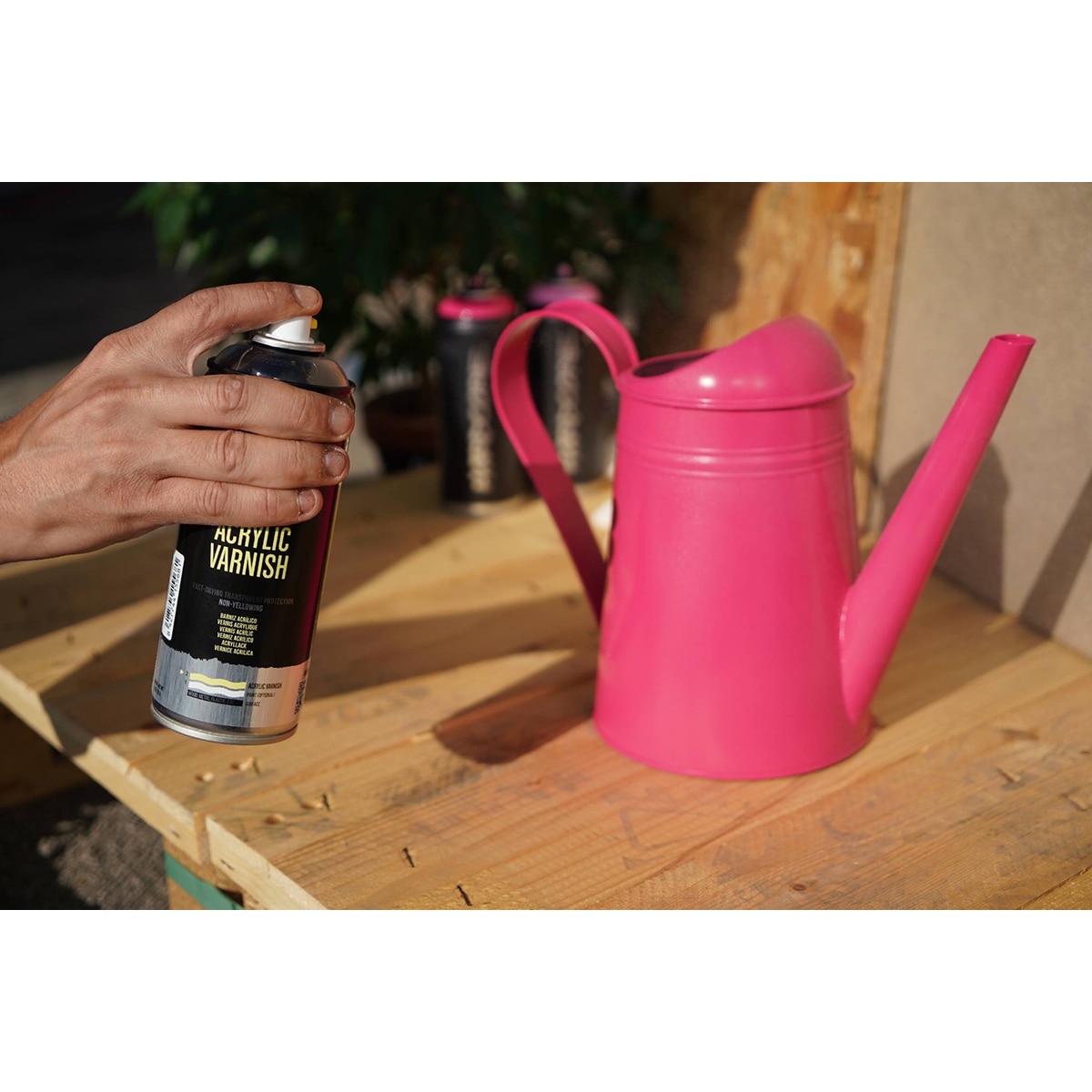 Barniz Acrílico Brillante en Spray 400 ml Incoloro-2