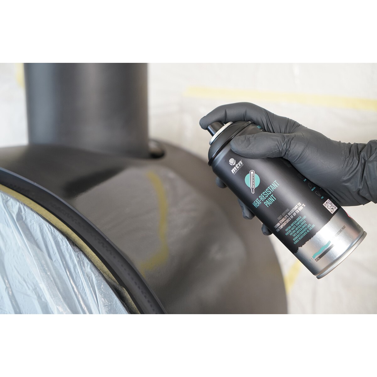 Spray Pintura Anticalórica 400 ml Negro-2