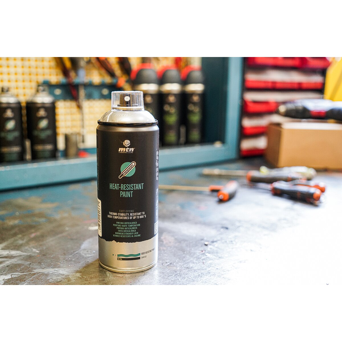 Spray Pintura Anticalórica 400 ml Negro-4