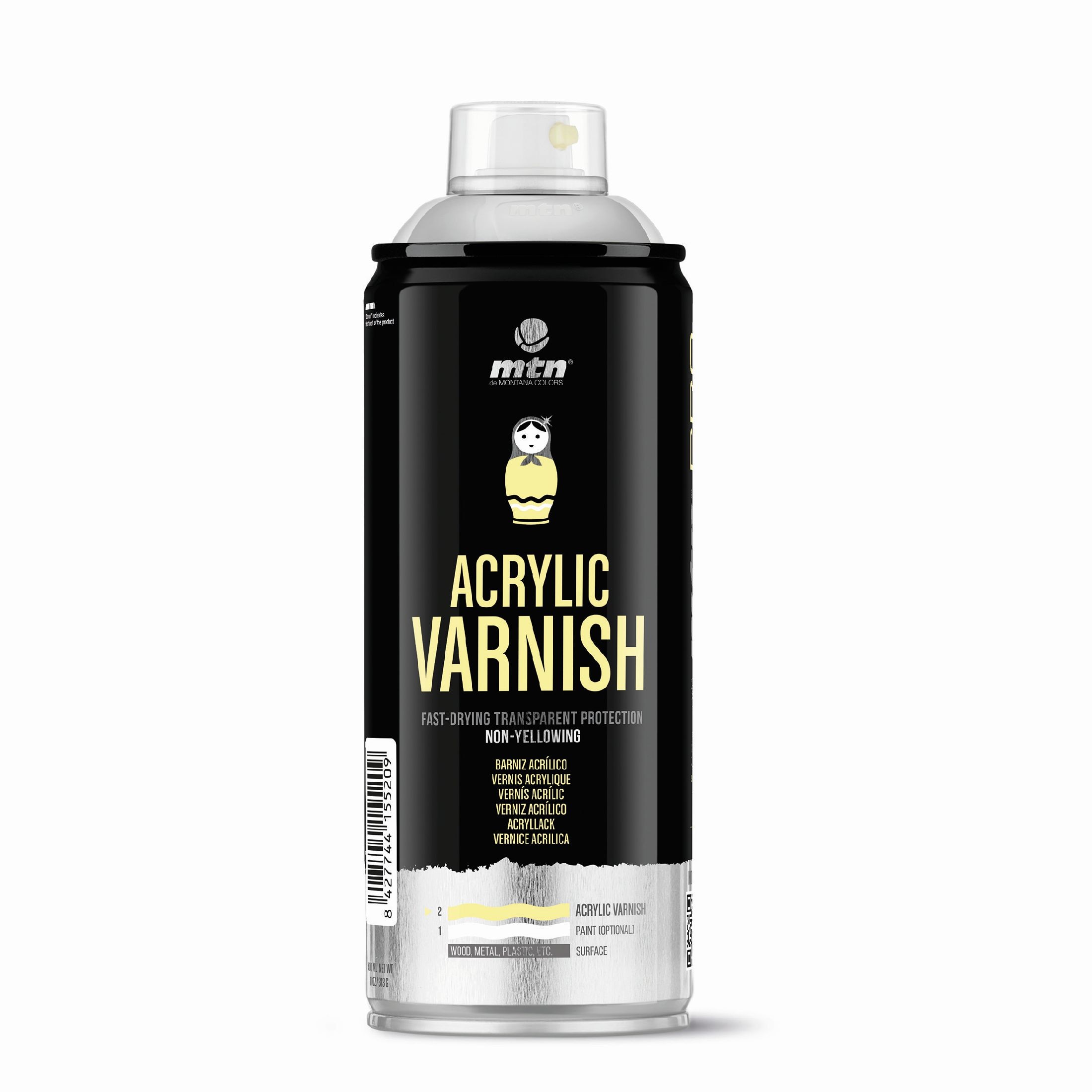 Imagen 0 de Barniz Acrílico Satinado en Spray 400 ml