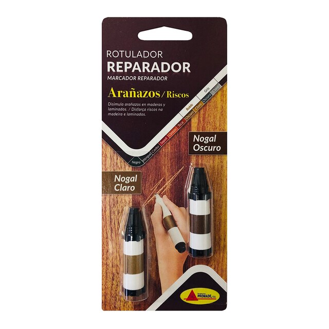 Imagem 0 de Marcadores Retoque Madeira Tons Nogueira 1 Claro + 1 Escuro