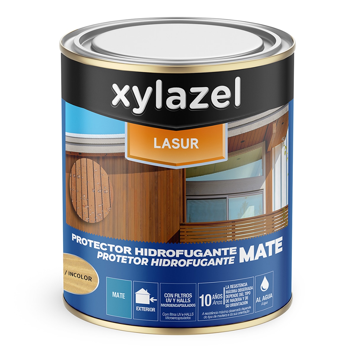 Imagen 0 de HIDROFUGANTE LASUR MATE INCOLOR 2,5L