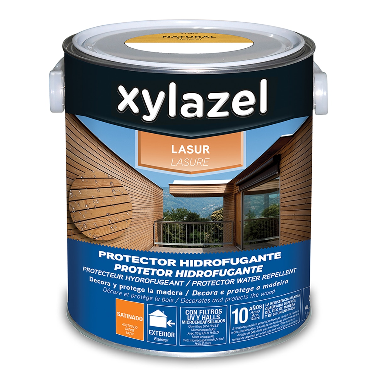 Imagen 0 de HIDROFUGANTE LASUR SAT NATURAL 2,5L