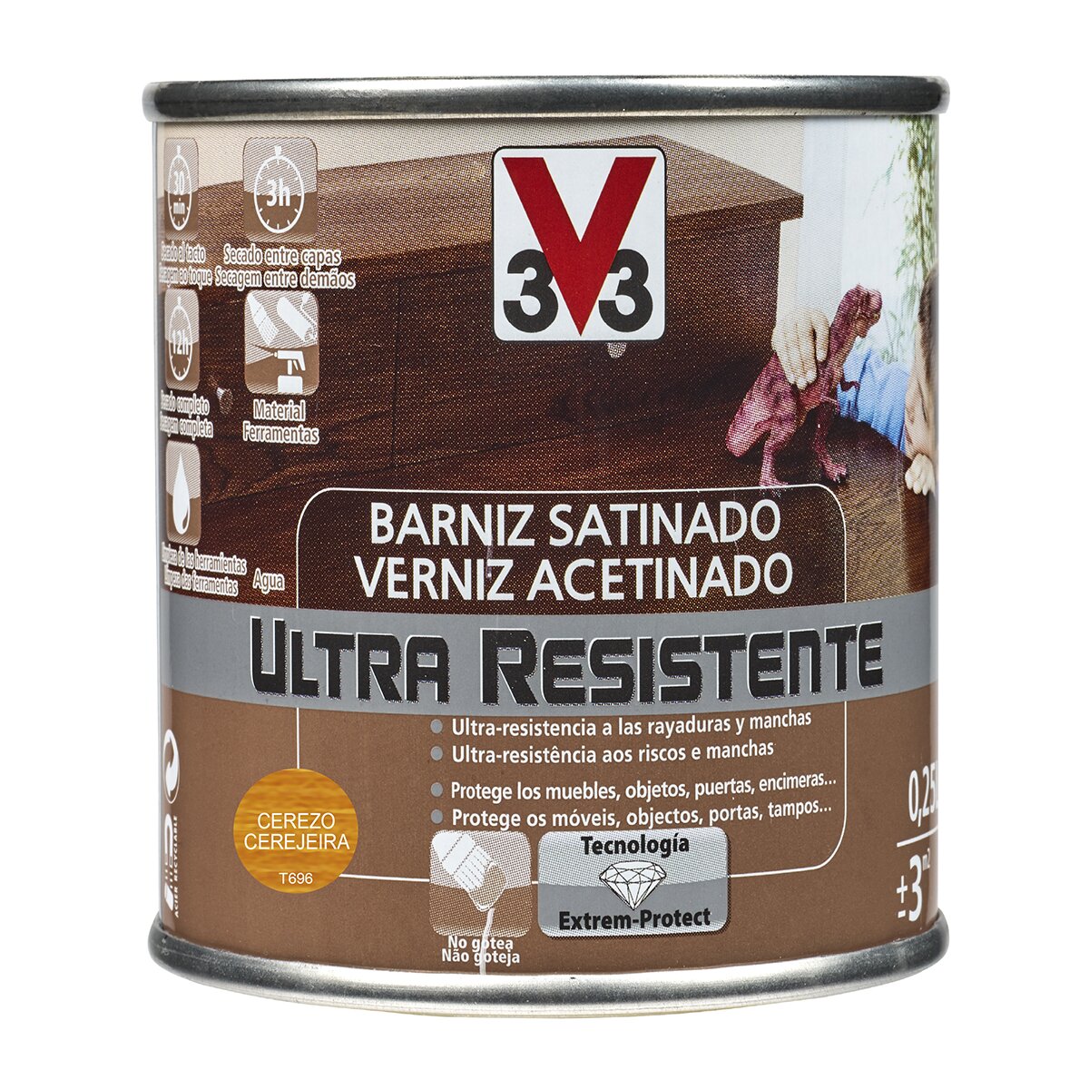 Imagem 0 de Verniz Acetinado de Madeira Ultrarresistente