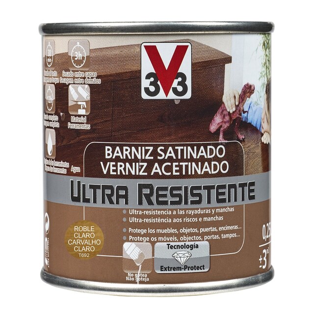Imagen 0 de Barniz Satinado Madera Ultra Resistente