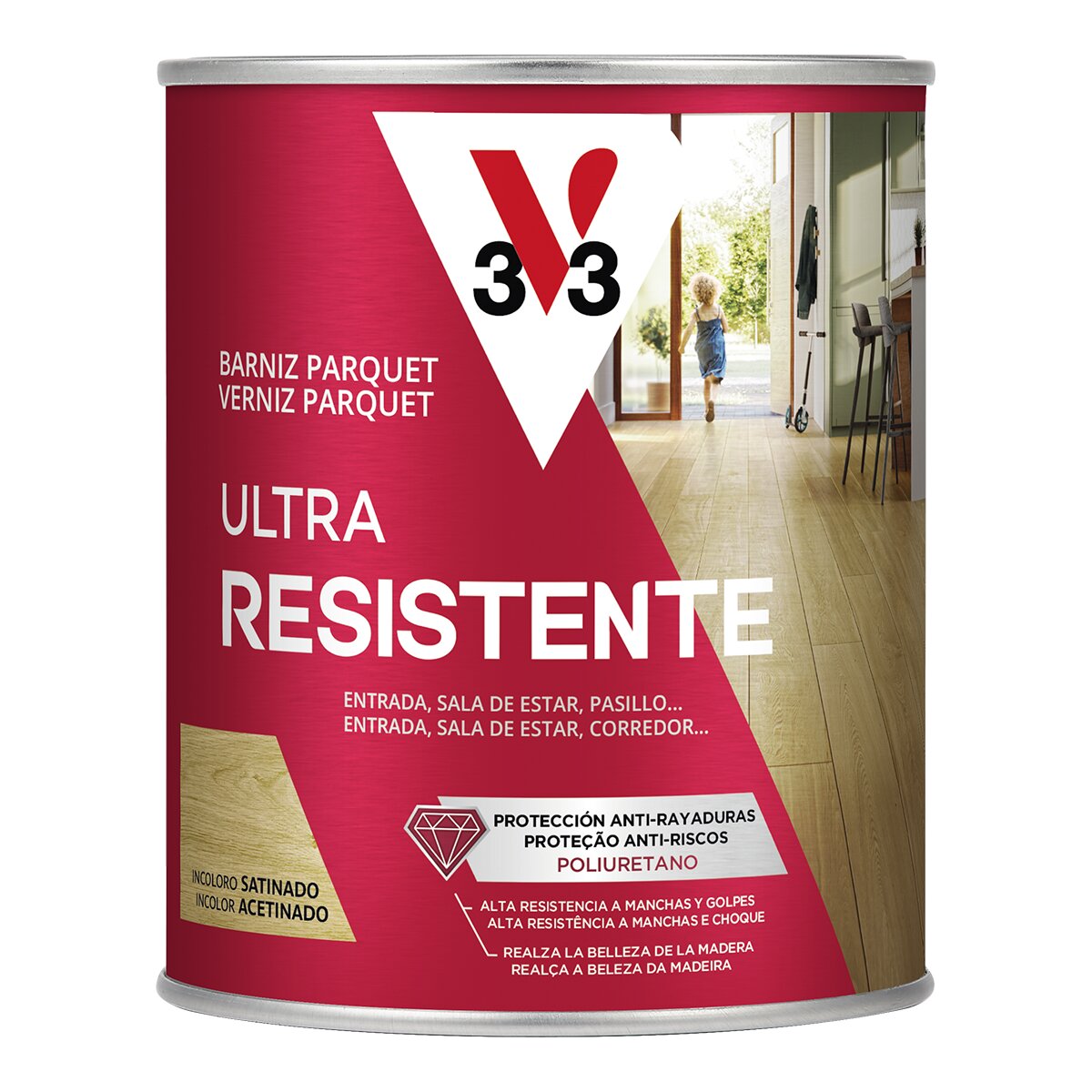 Imagen 0 de Barniz Parquet Ultra Resistente Satinado