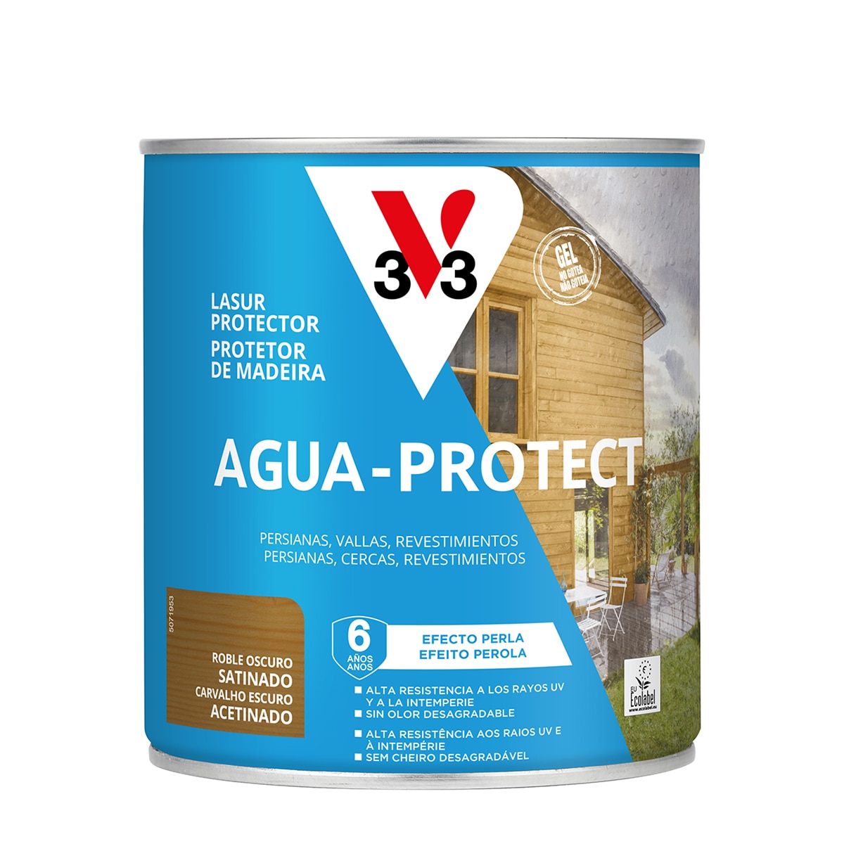 V33 - Protector Decorativo Madera Agua-Protect Satinado.