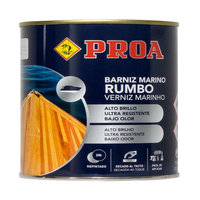 Imagen 0 de Barniz Marino Bajo Olor Incoloro 750 ml