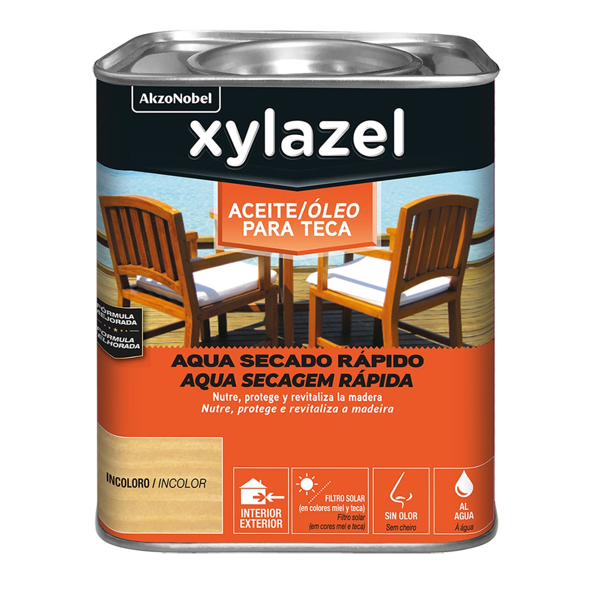 Imagem 0 de Óleo de Teca à Base de Água Incolor - 0,750 L